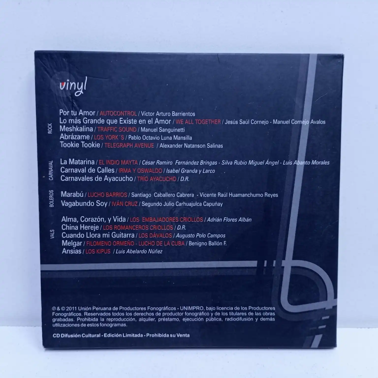 Tesoros Fonograficos – Rock,Carnaval,Boleros (CD) - Imagen 3