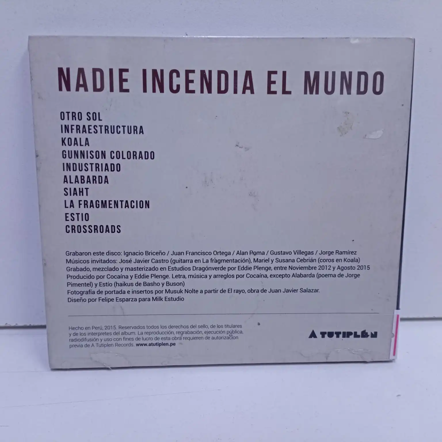 Cocaina – Ya nadie incendia el Mundo (CD) - Imagen 2