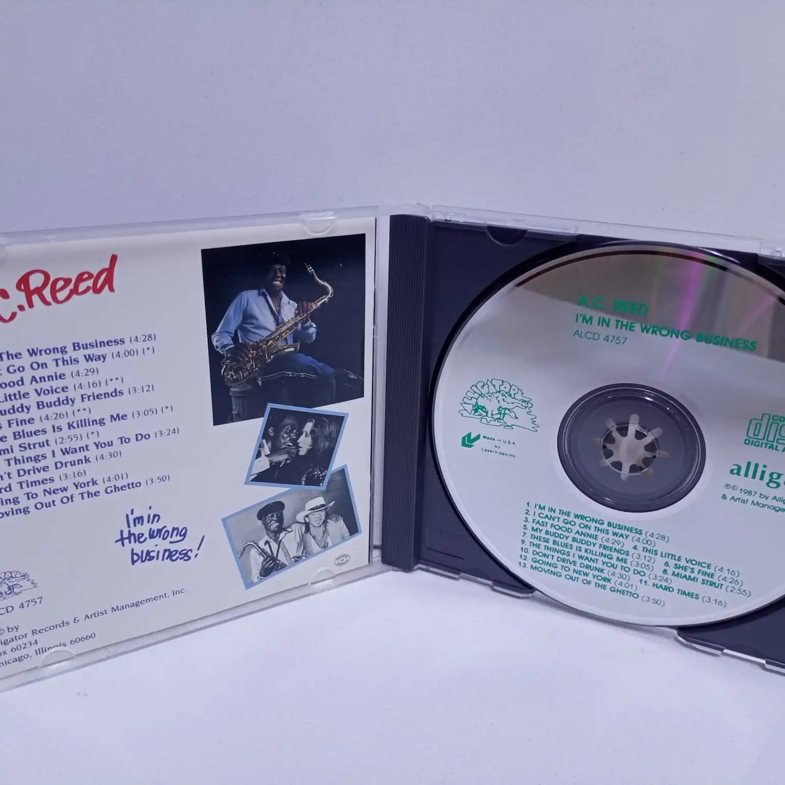 A.C. Reed – I’m In The Wrong Business (CD) - Imagen 3