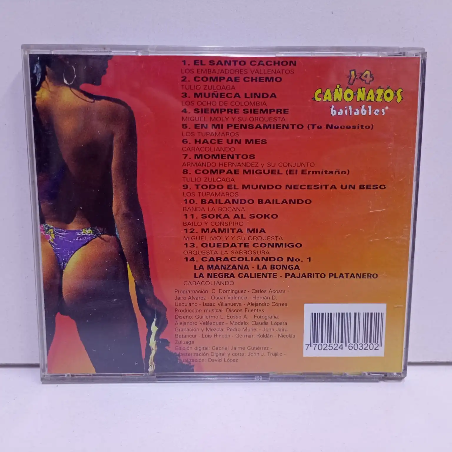 14 Cañonazos Bailables Vol. 34 (CD) - Imagen 2
