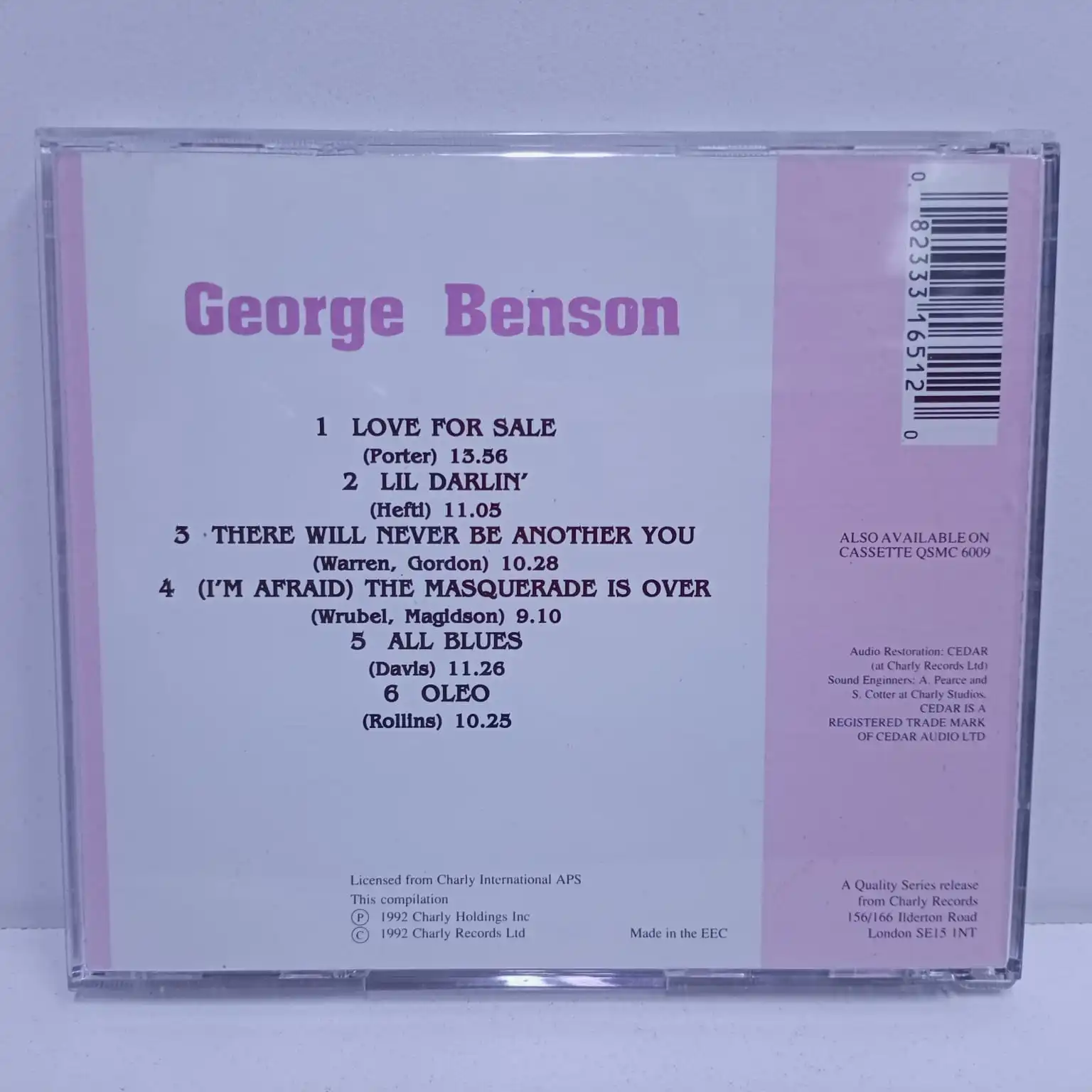 George Benson – This Masquerade (CD) - Imagen 3