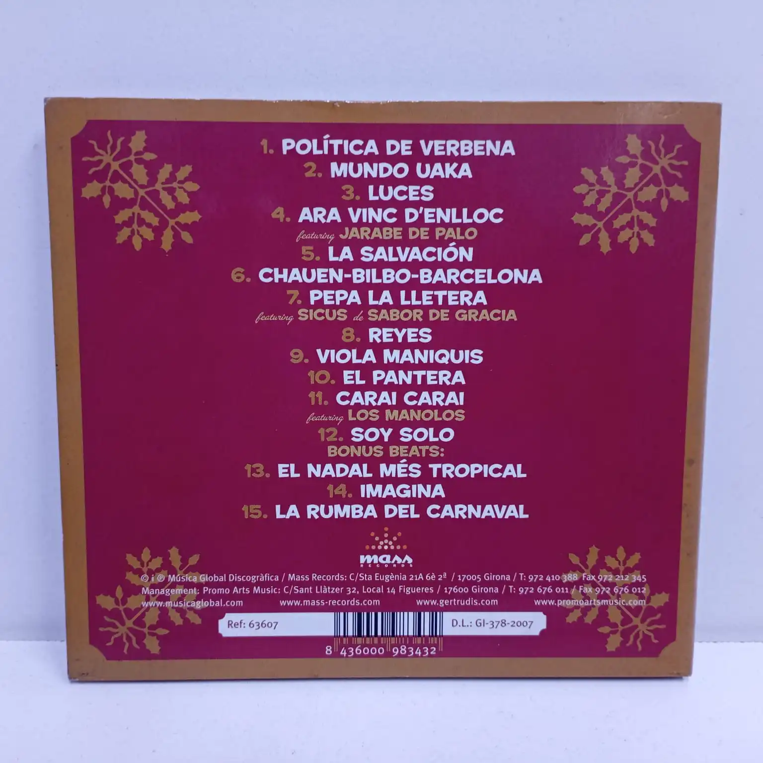 Gertrudis – Política De Verbena (CD) - Imagen 3