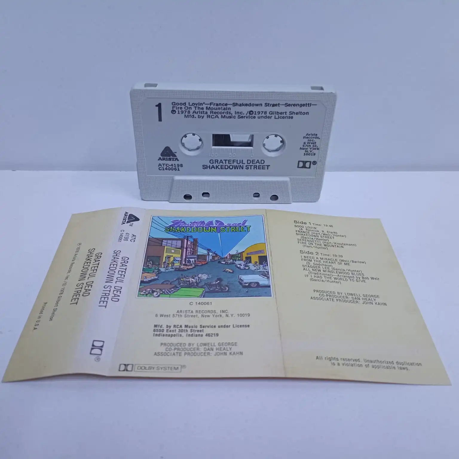 Grateful Dead – Shakedown Street (CASSETTE) - Imagen 2