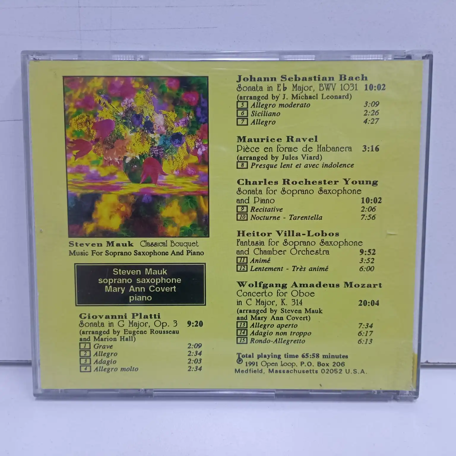 Steven Mauk – Classical Bouquet (CD) - Imagen 2