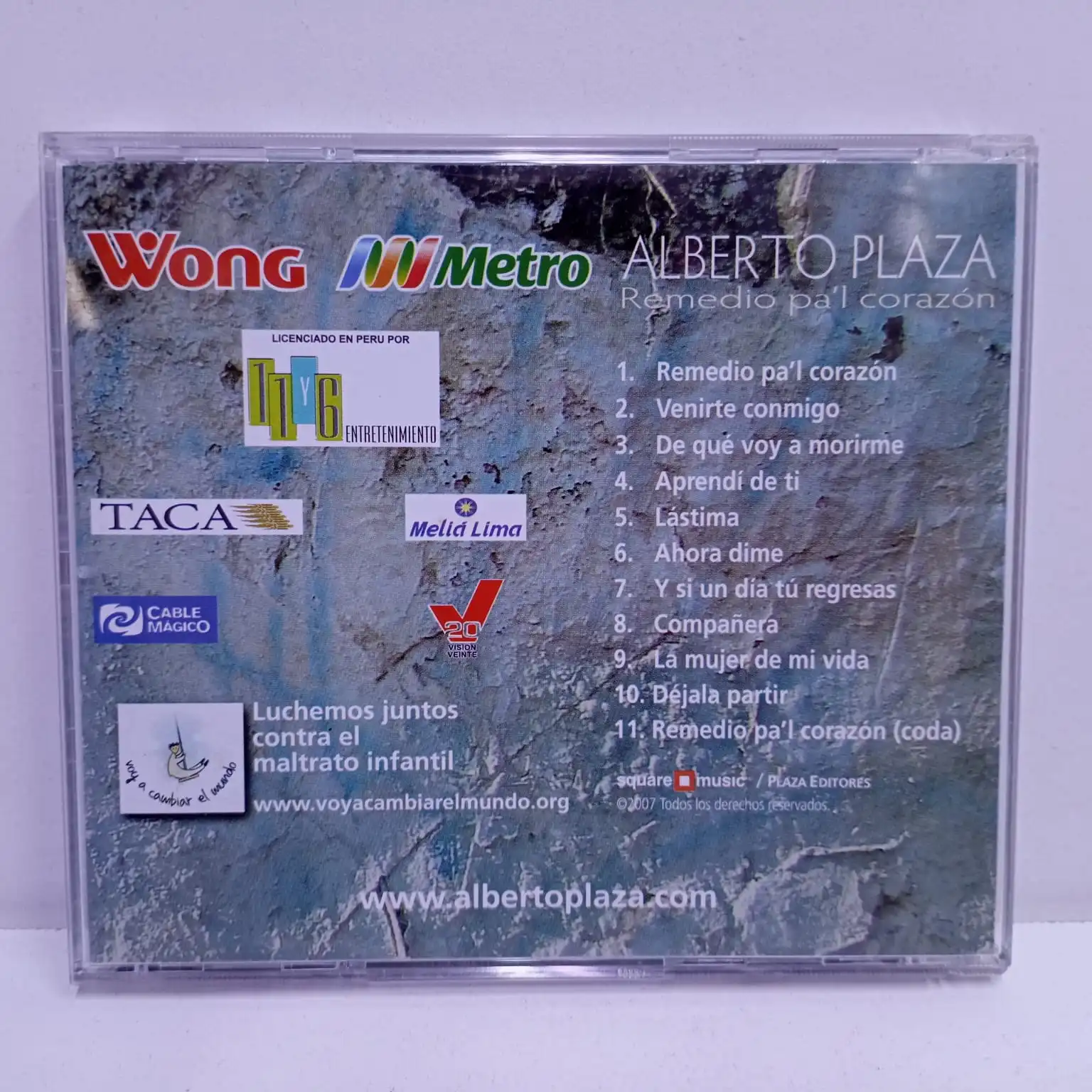 Alberto Plaza – Remedio Pa’l Corazón (CD) - Imagen 2