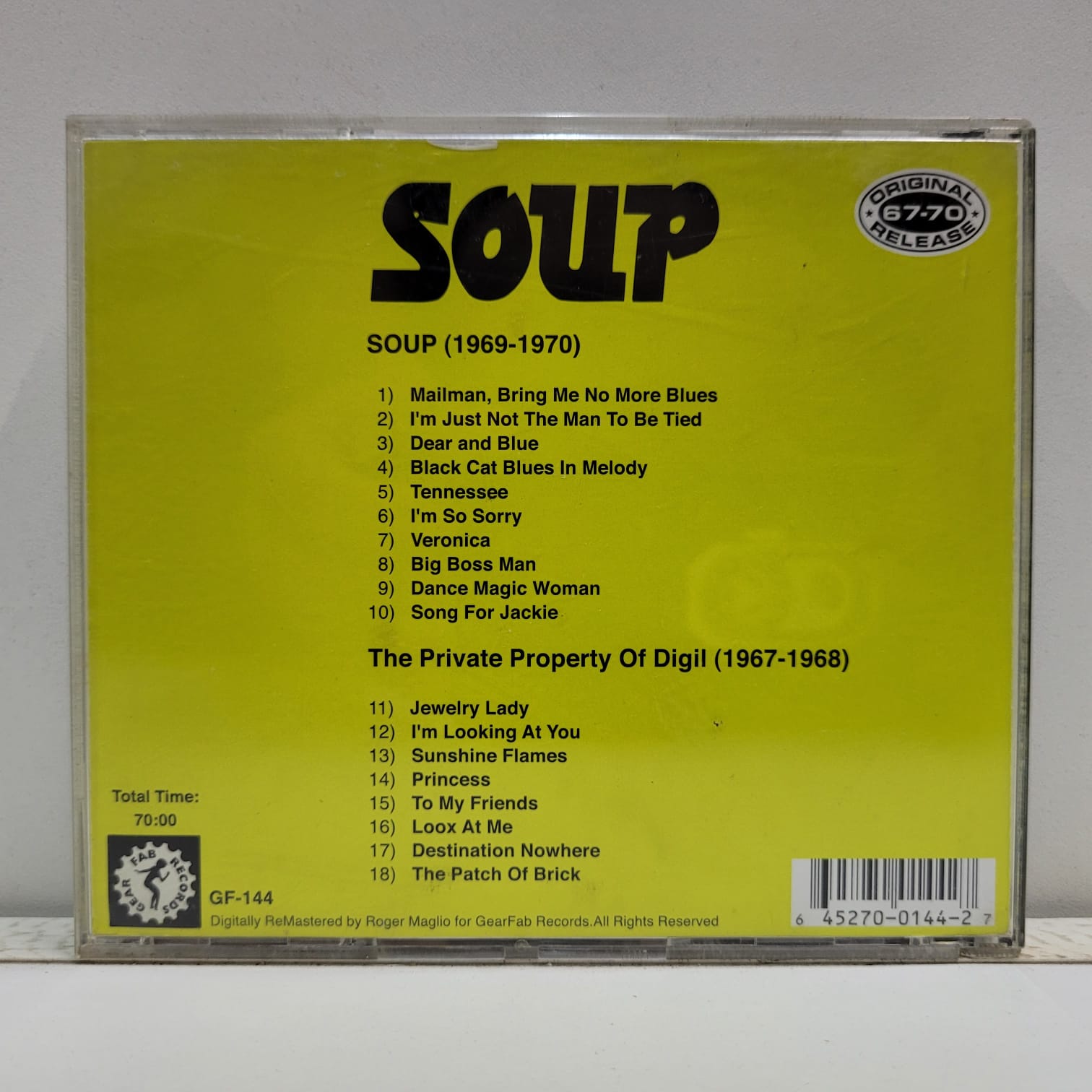 Soup – 1969 -1970 (CD) - Imagen 2