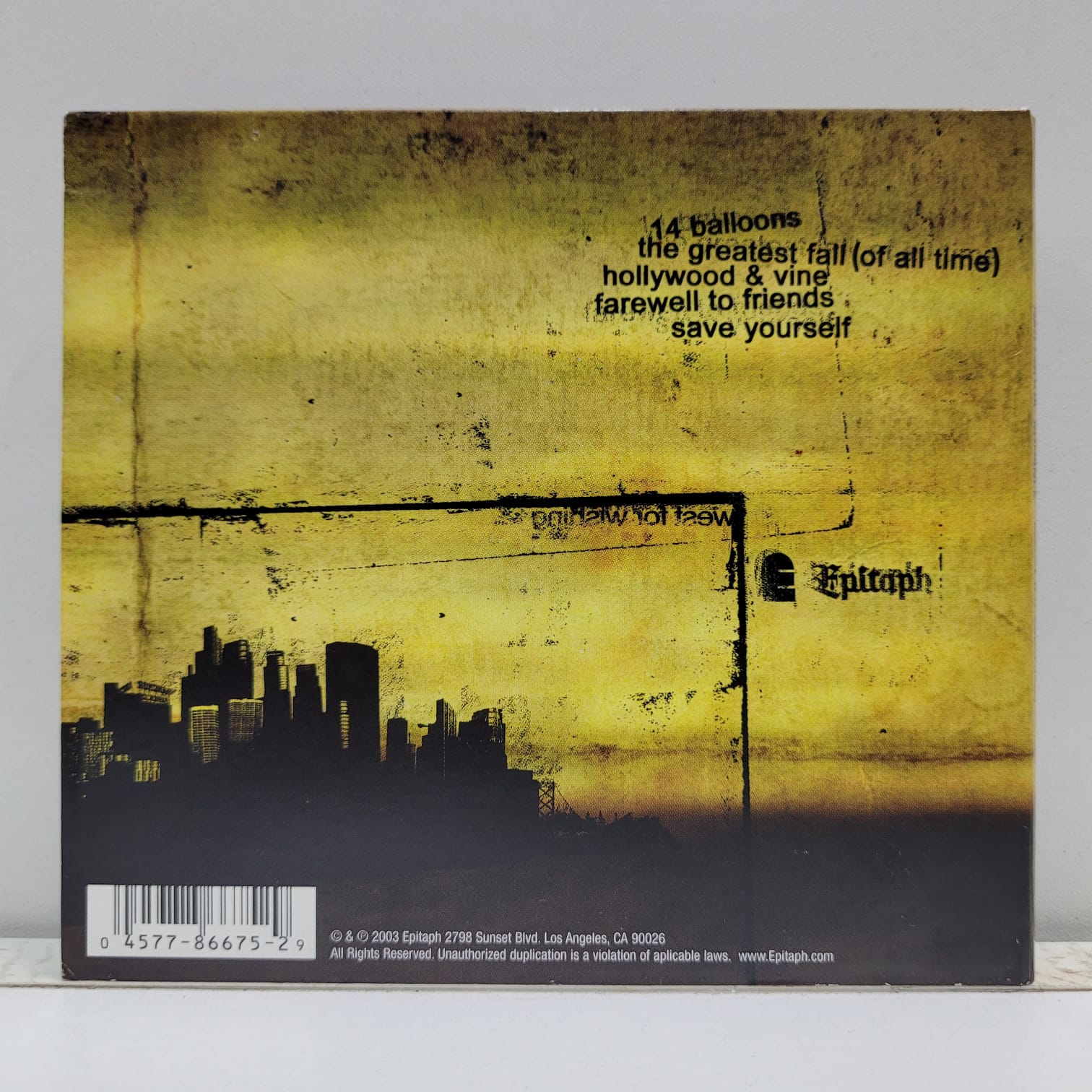 Matchbook Romance – West For Wishing (CD) - Imagen 2