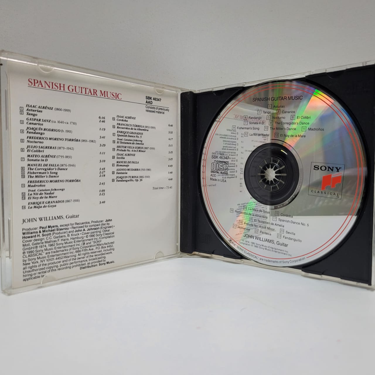 John Williams – Spanish Guitar Music (CD) - Imagen 3