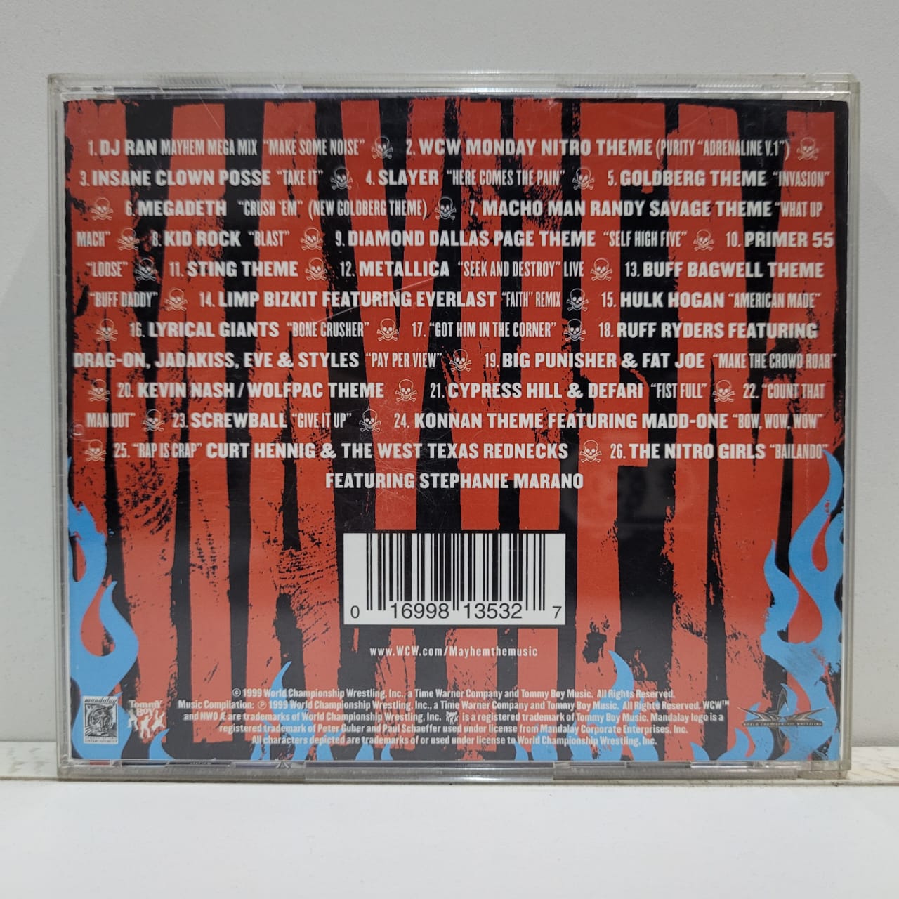 Wcw Cds WCW Mayhem: The Music (CD) % | Central Vinilo Music Store