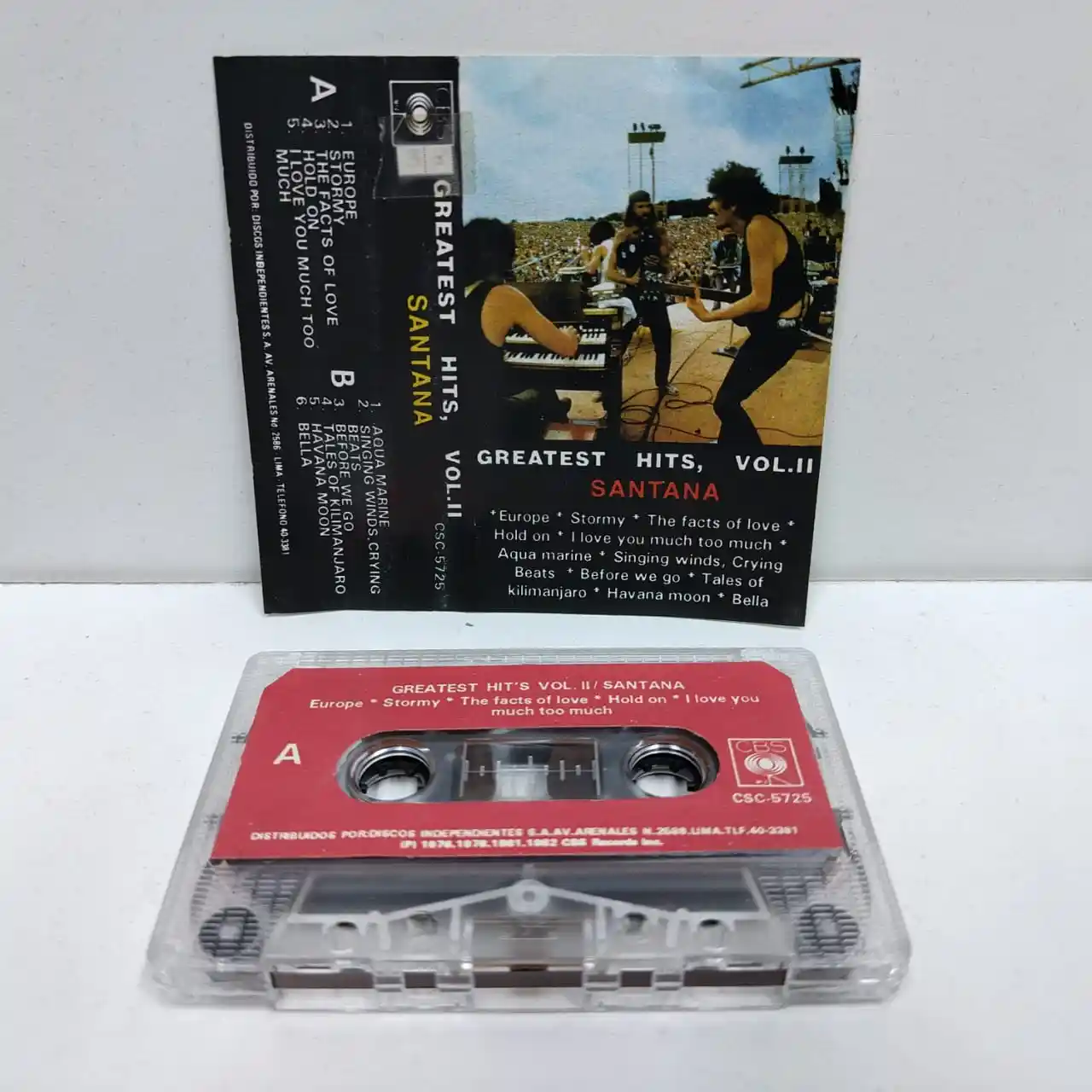 Santana – Greatest Hits Vol. II (CASSETTE)