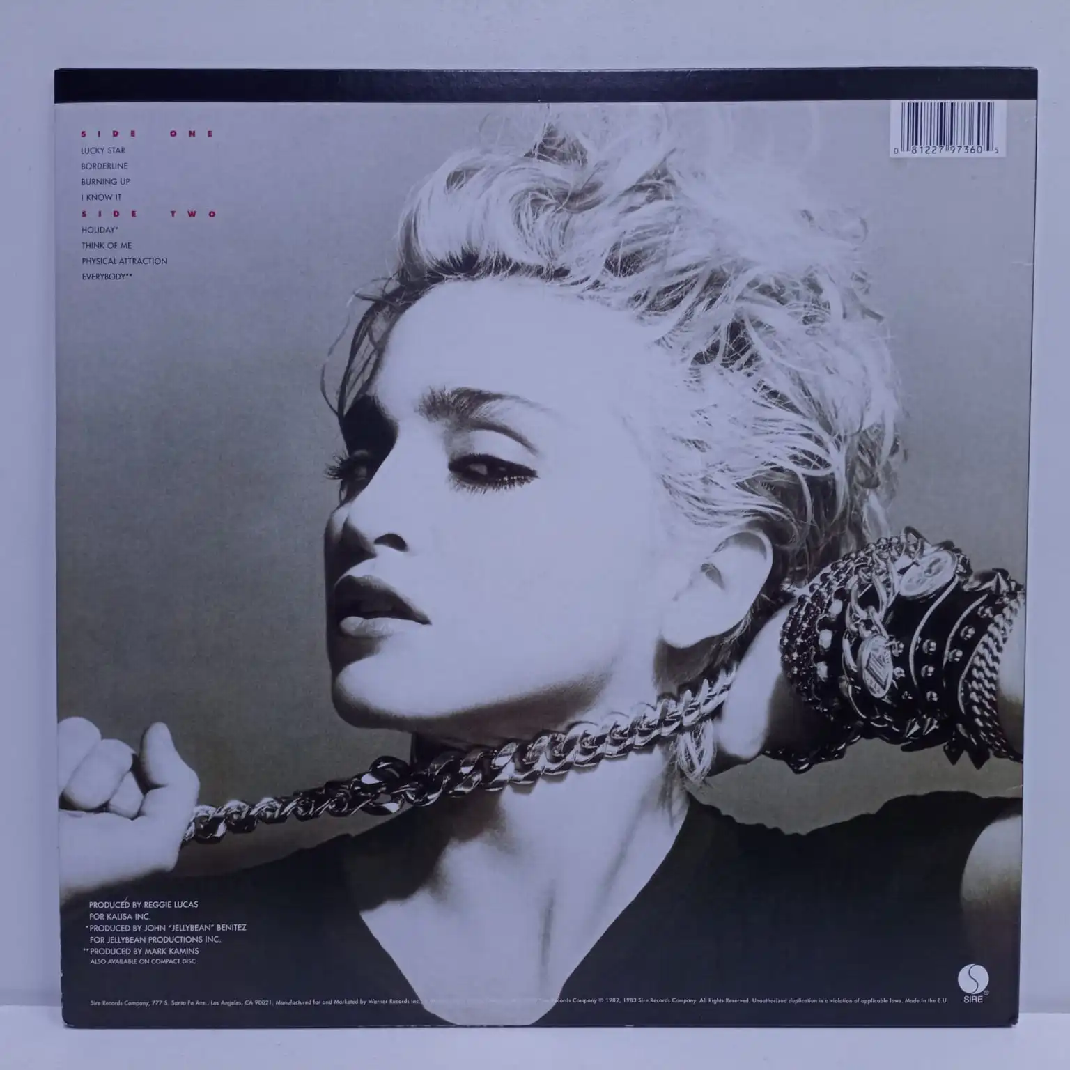 Madonna – Madonna (Album debut) (LP NUEVO) - Imagen 5