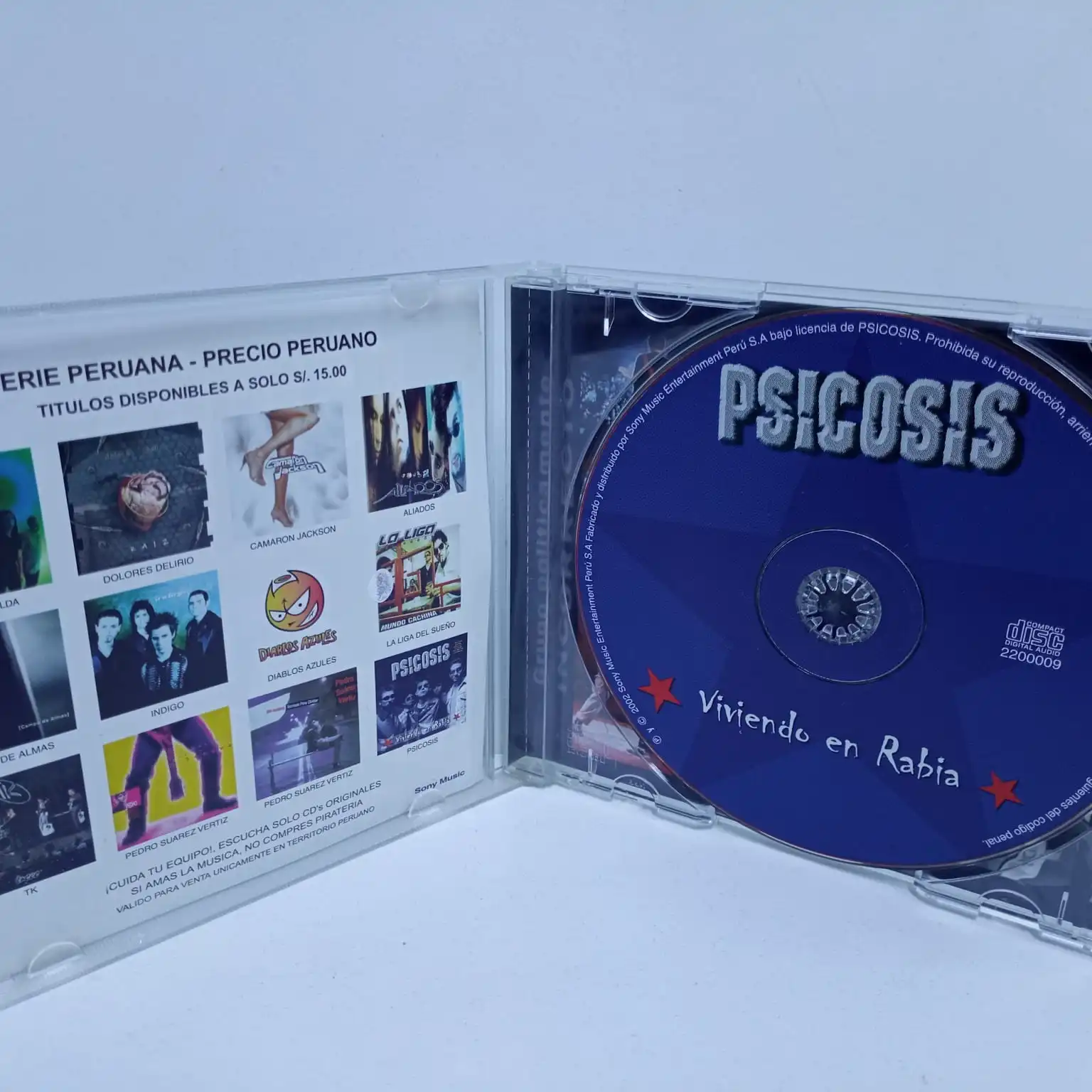 Psicosis – Viviendo En Rabia (CD) - Imagen 2