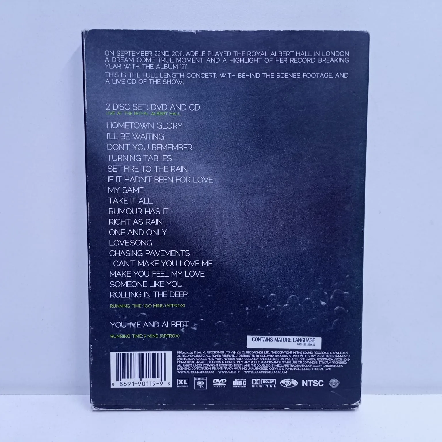 Adele – Live At The Royal Albert Hall (CD + DVD) - Imagen 3