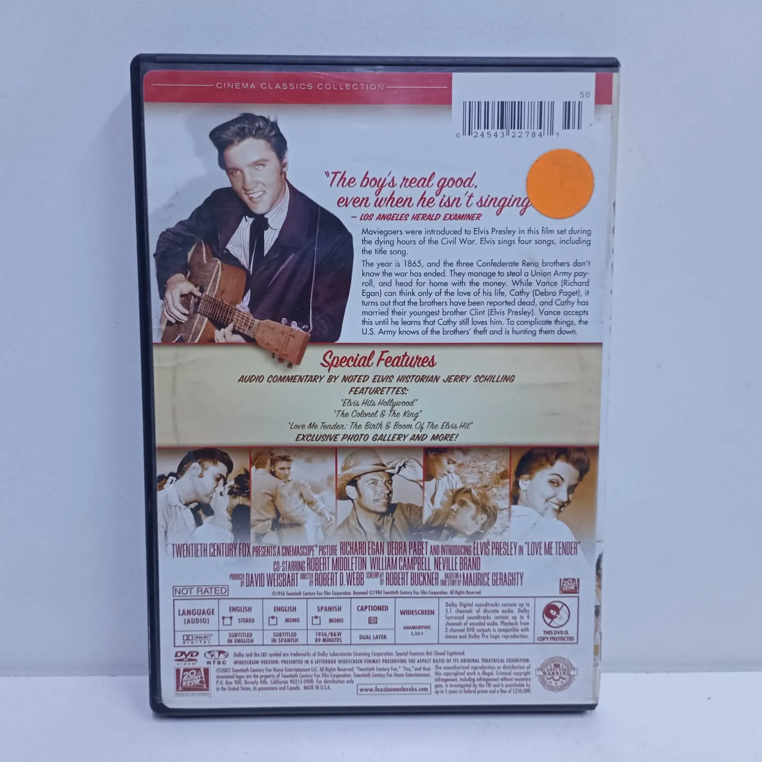 Elvis Presley, Richard Egan, Debra Paget – Love Me Tender (CD) - Imagen 2