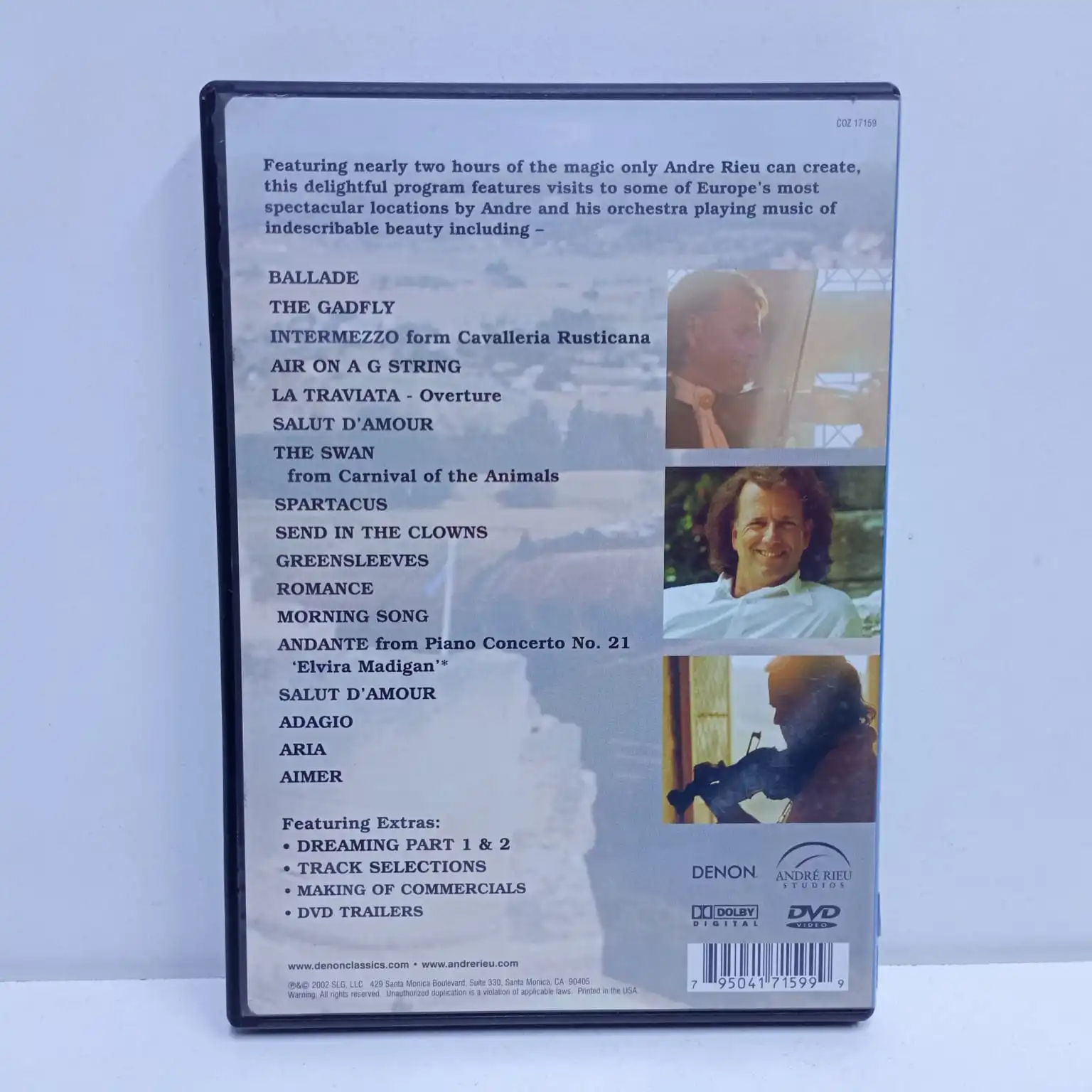 André Rieu – Dreaming (DVD) - Imagen 3