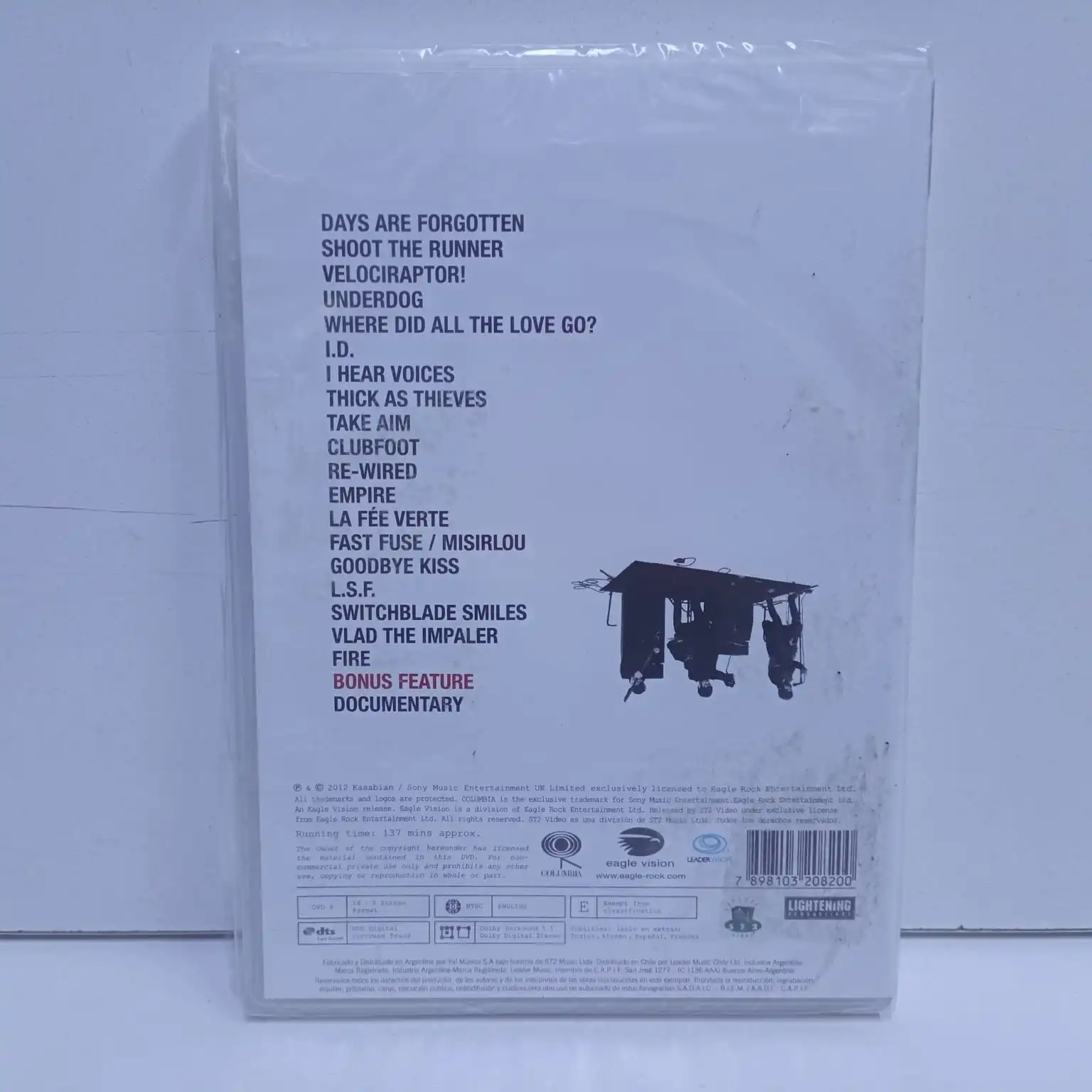 Kasabian – Live At the 02 London 15/12/2011 (DVD SELLADO) - Imagen 2