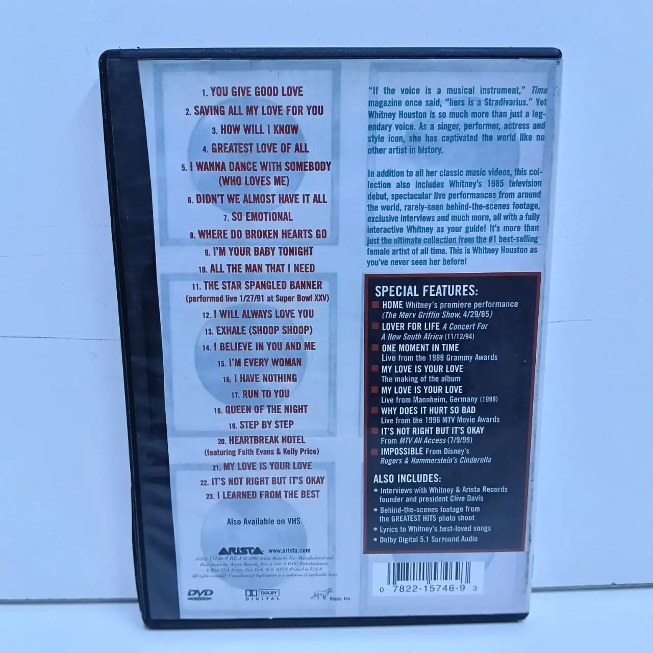 Whitney Houston – The Greatest Hits (DVD) - Imagen 2