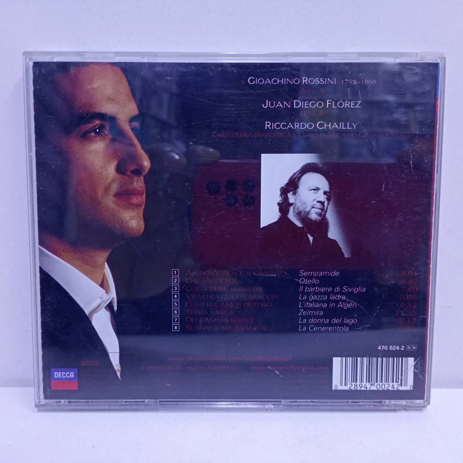 Juan Diego Florez, E Coro Di Milano Giuseppe Verdi – Rossini Arias (CD) - Imagen 3