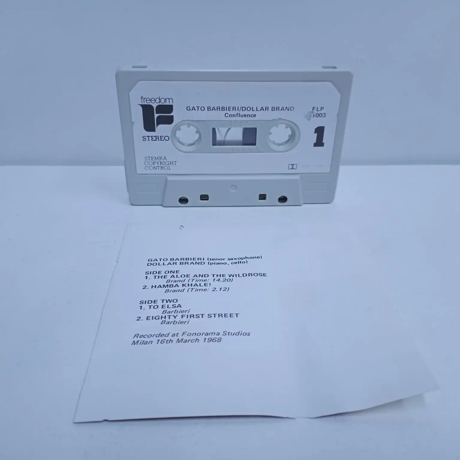 Gato Barbieri – Dollar Brand – Confluence (CASSETTE) - Imagen 2