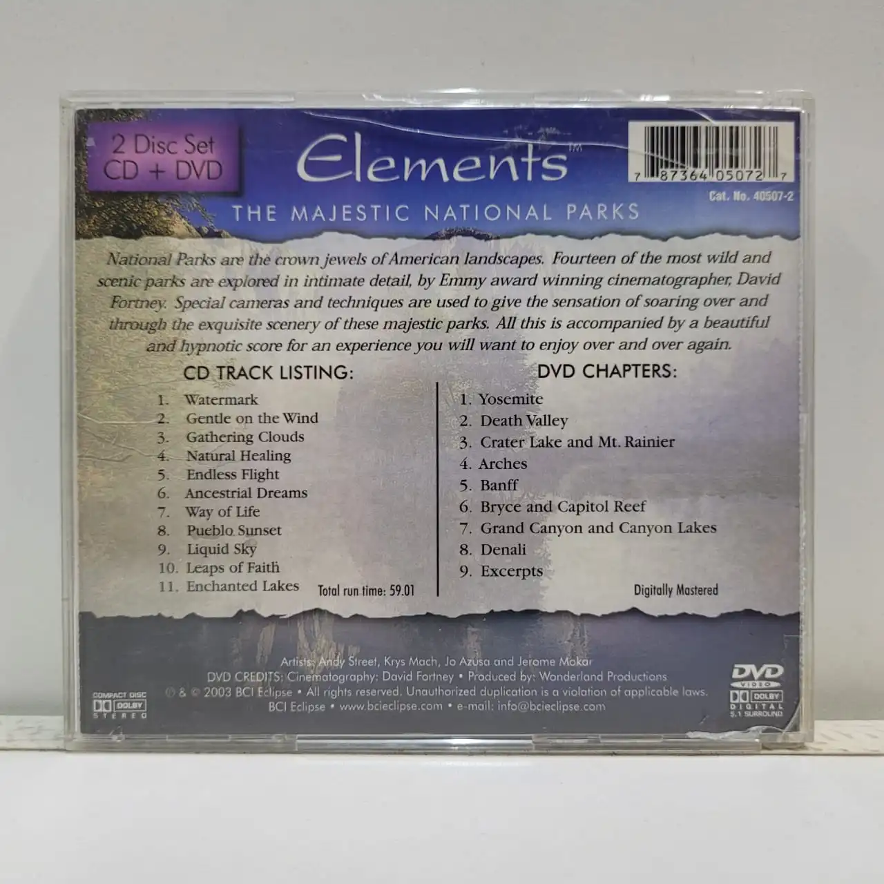 Elements – The Majestic National Parks (CD) - Imagen 2