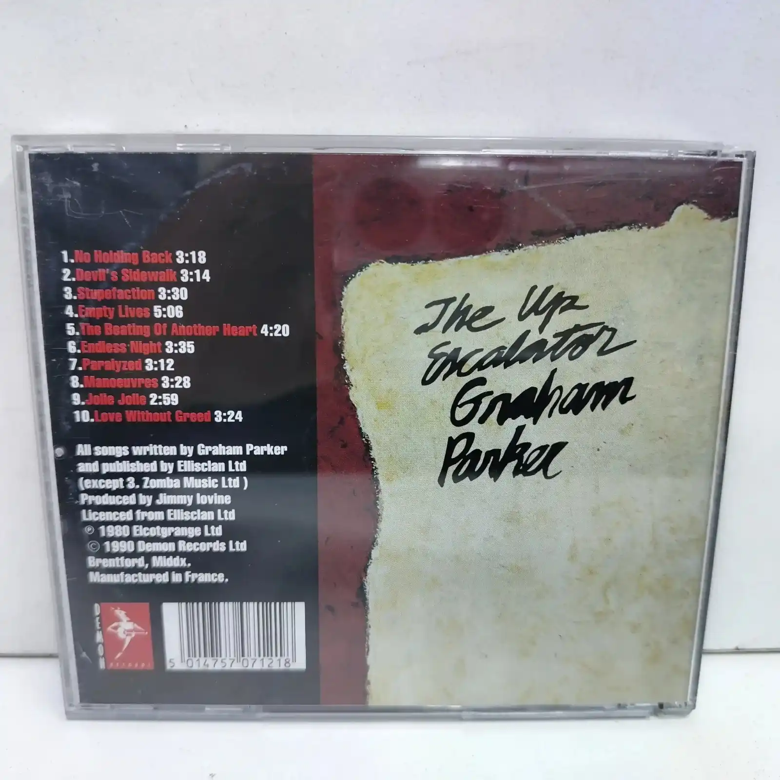 Graham Parker – The Up Escalator (CD) - Imagen 3