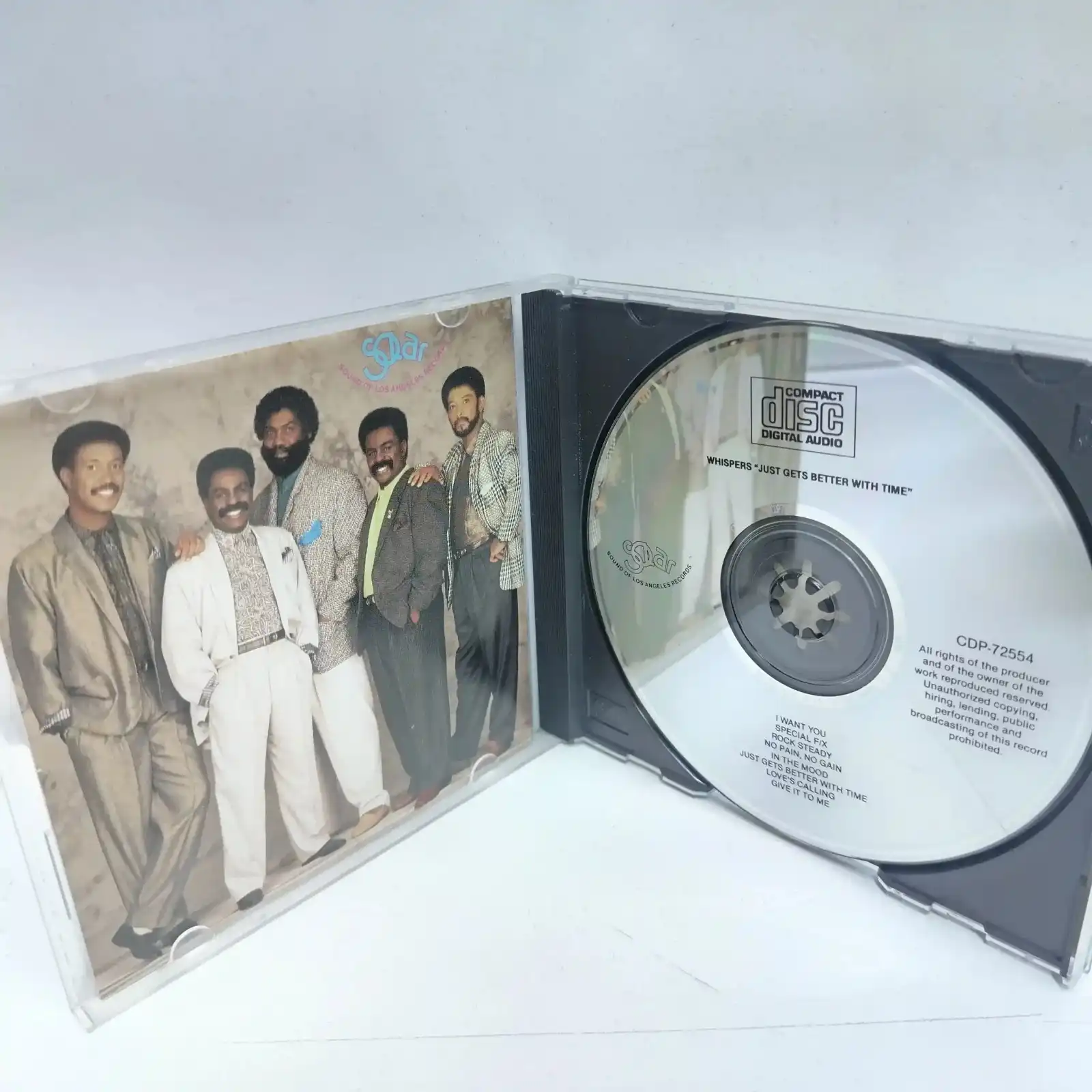 The Whispers – Just Gets Better With Time (CD) - Imagen 3