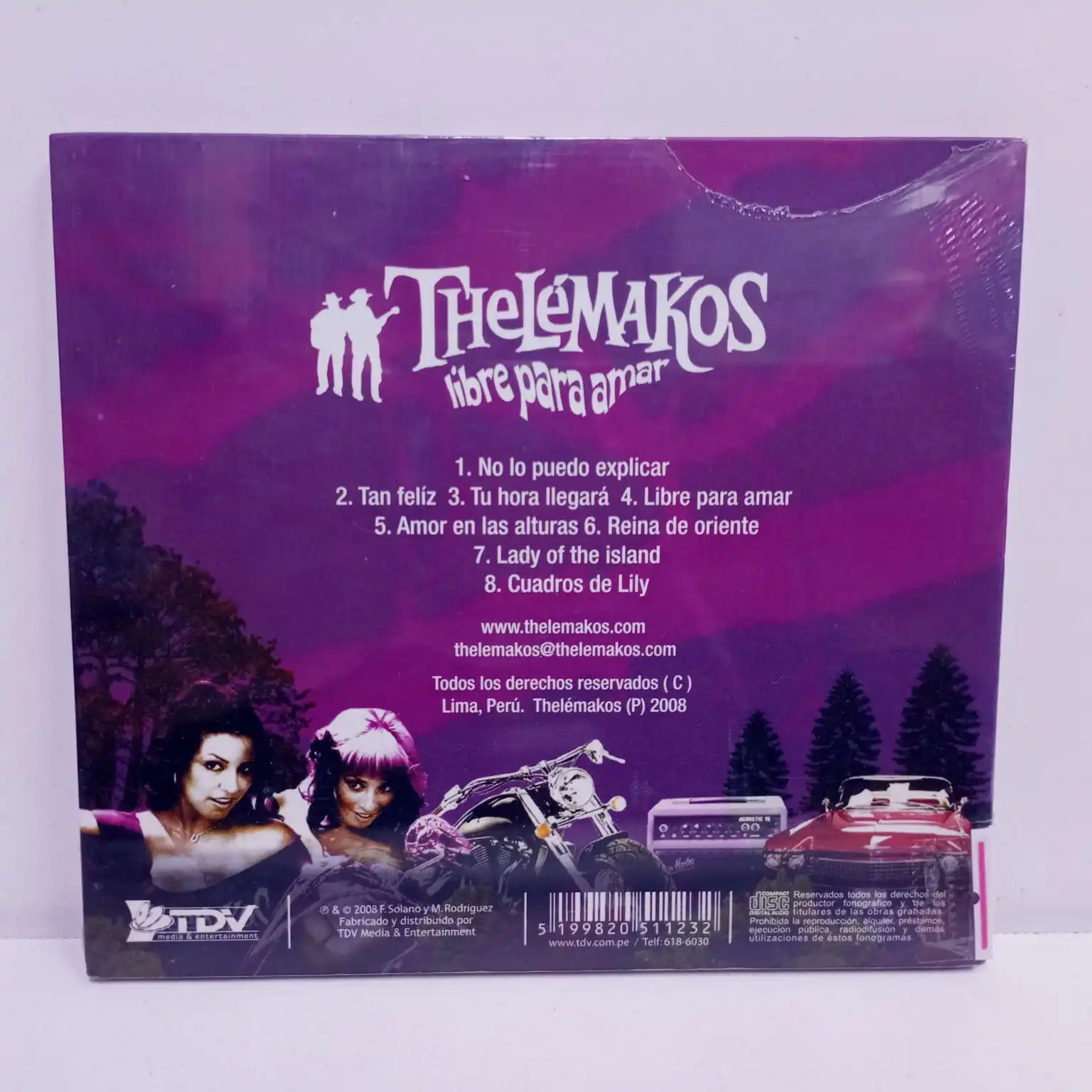Thelemakos – Libre Para Amar (CD SELLADO) - Imagen 2