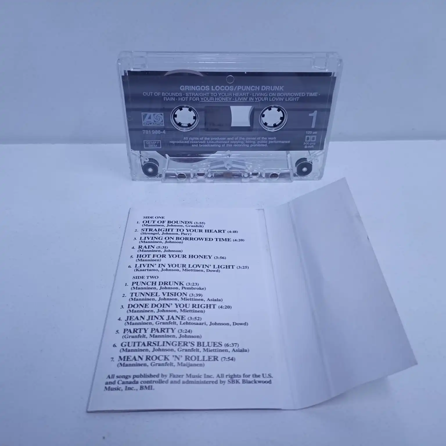 Gringos Locos – Punch Drunk (CASSETTE) - Imagen 2