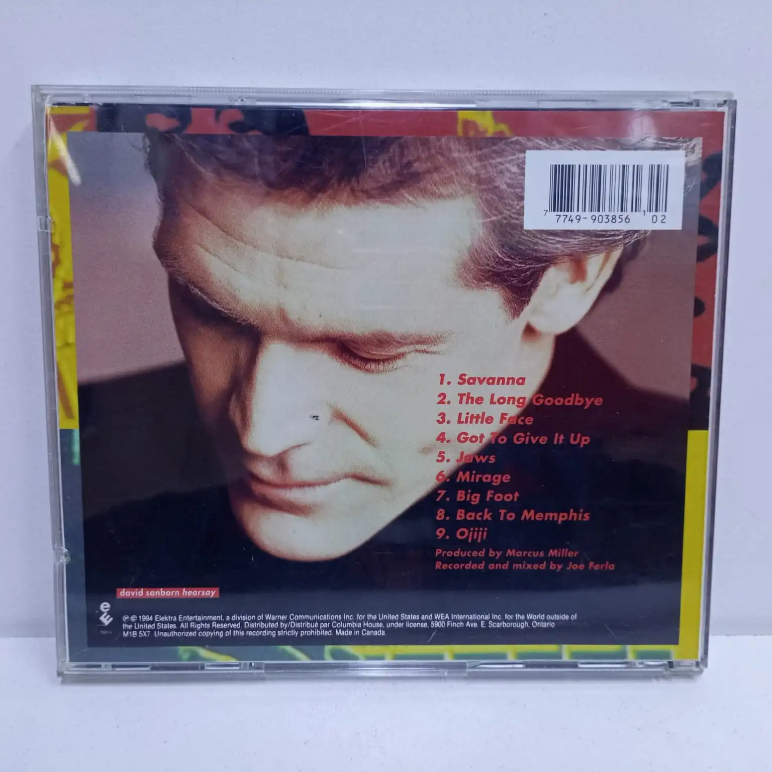 David Sanborn – Hearsay (CD) - Imagen 2