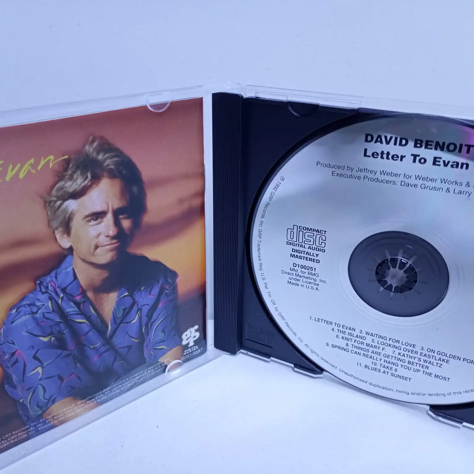 David Benoit – Letter To Evan (CD) - Imagen 3