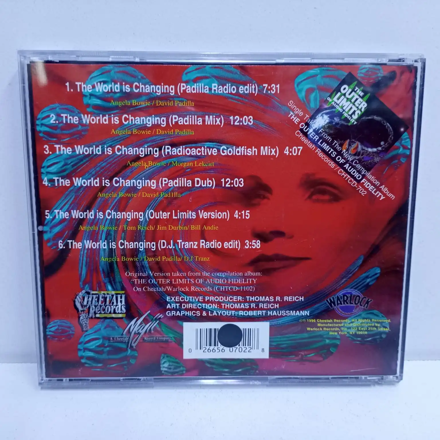 Angela Bowie – The World Is Changing (CD SINGLE) - Imagen 2