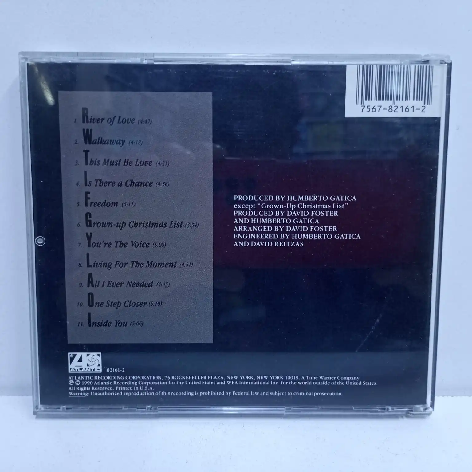 David Foster – River Of Love (CD) - Imagen 2