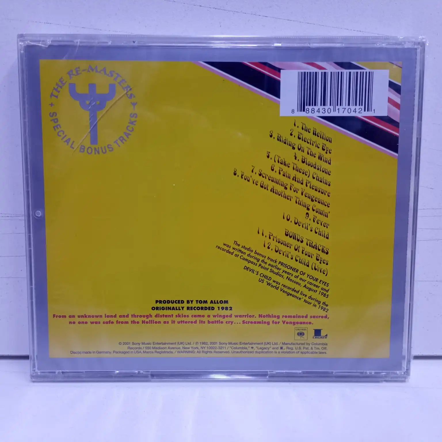 Judas Priest – Screaming For Vengance (CD SELLADO) - Imagen 2