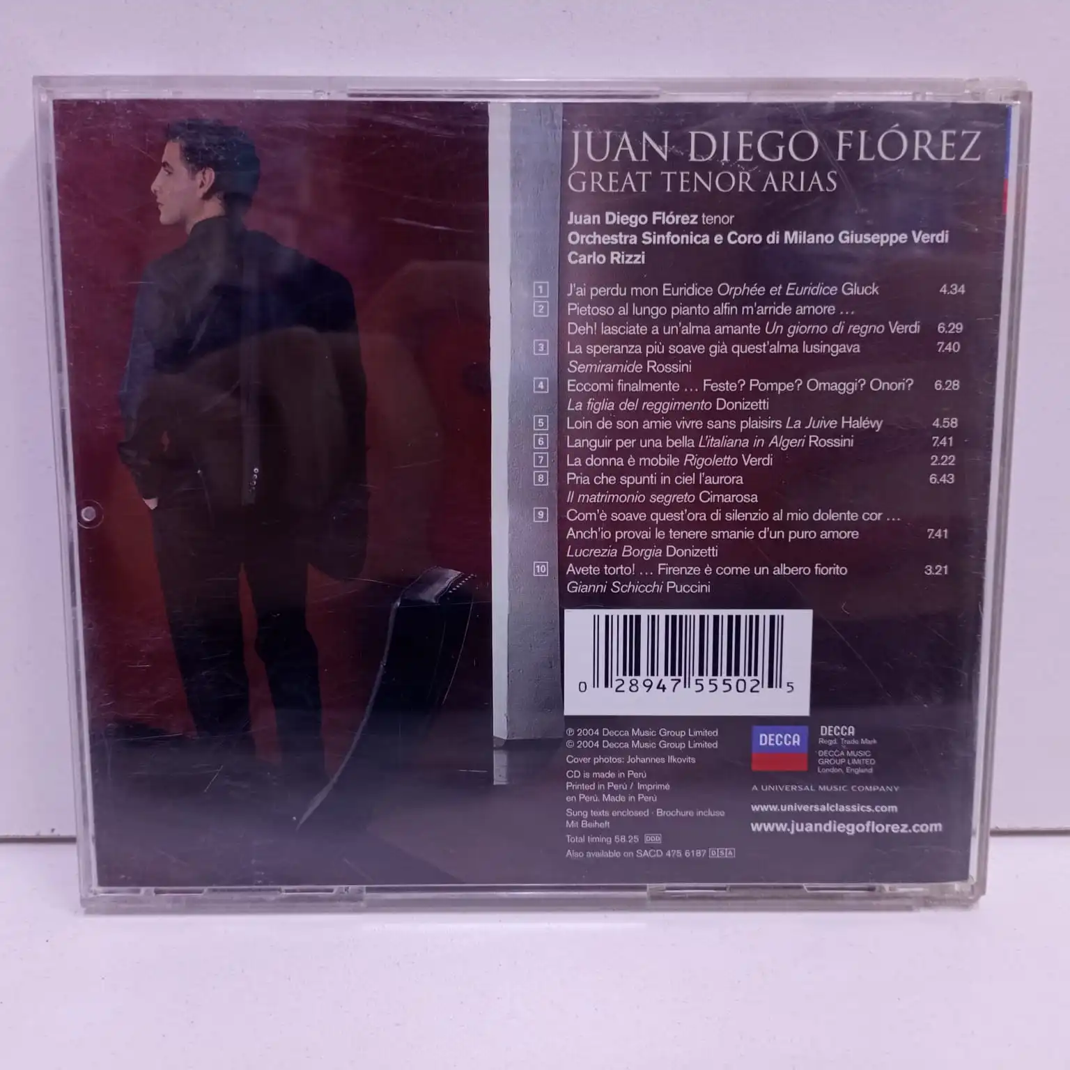 Juan Diego Flórez – Great Tenor Arias (CD) - Imagen 2