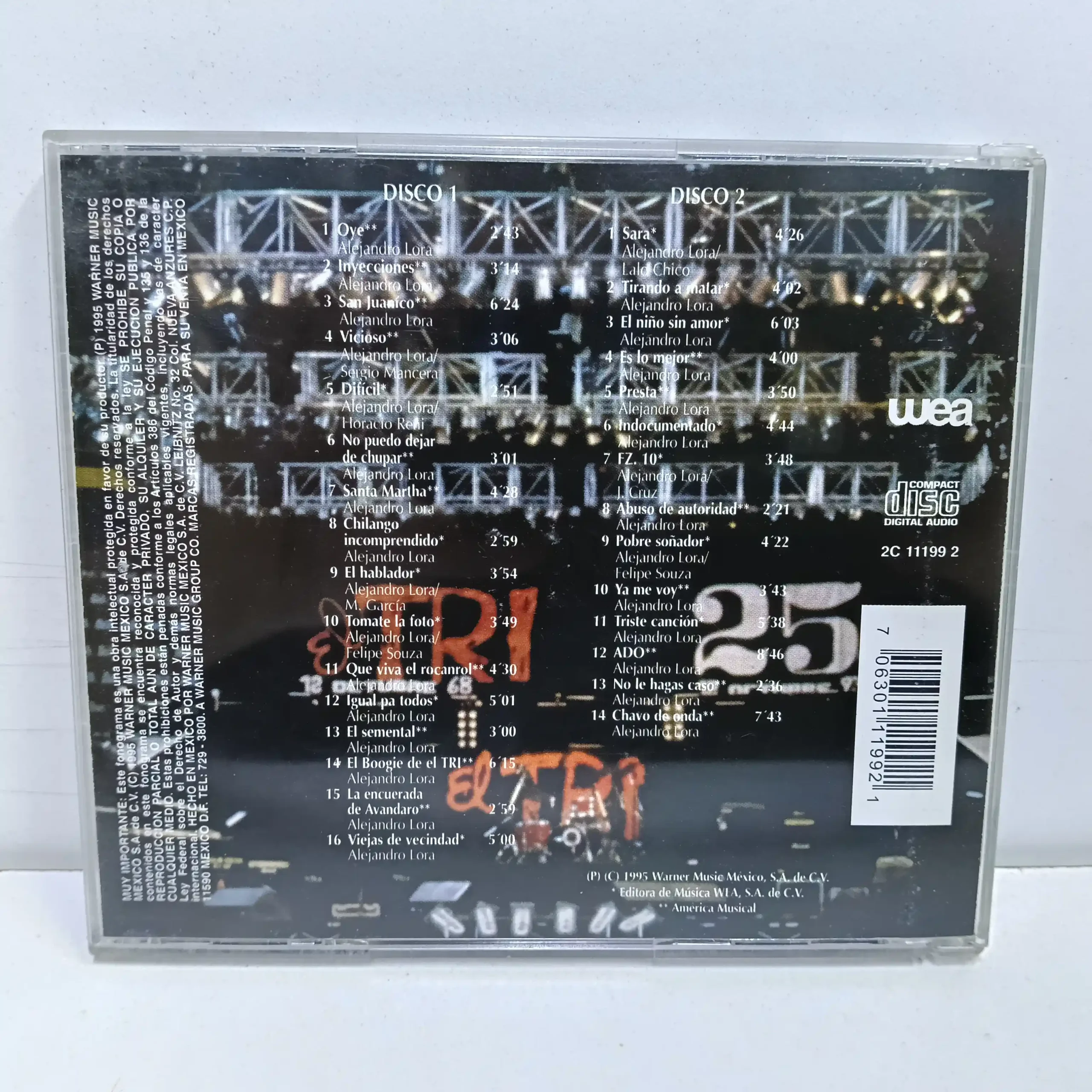 El tri – Un cuarto de siglo (2 CD) - Imagen 2