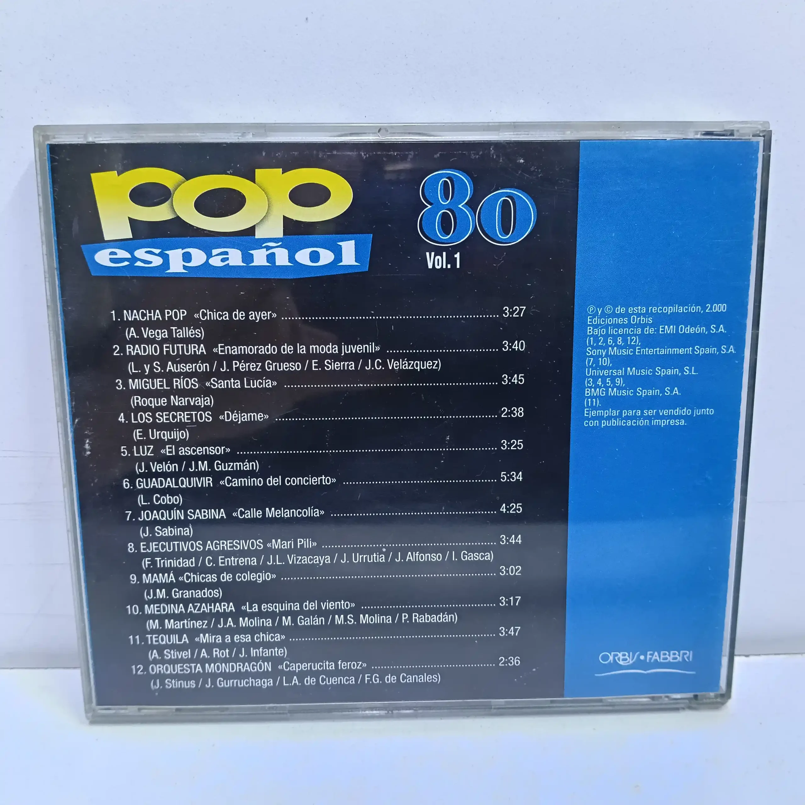 Pop Español 80 Vol 1 (CD) - Imagen 2