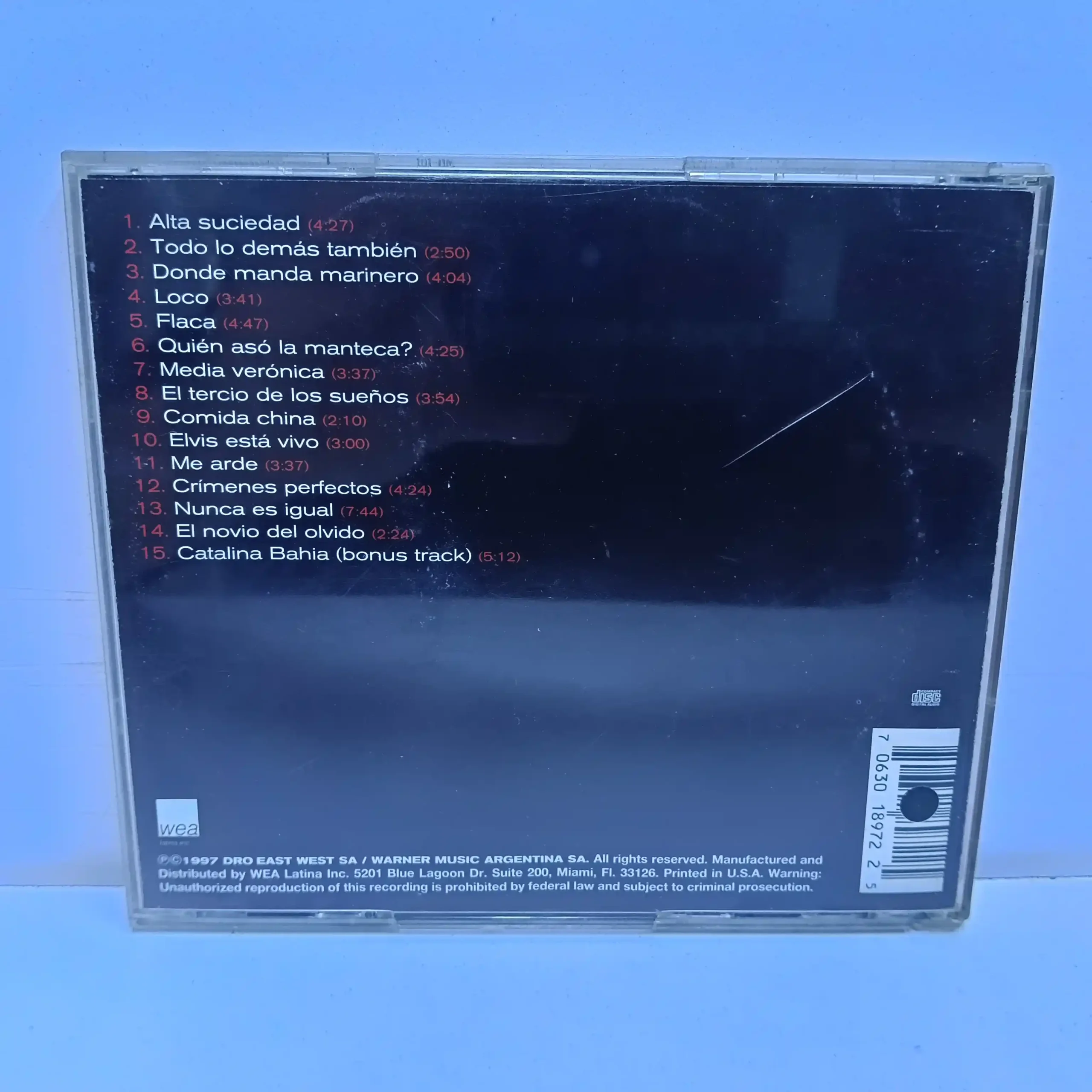 Andres Calamaro – Alta Suciedad (CD) - Imagen 2