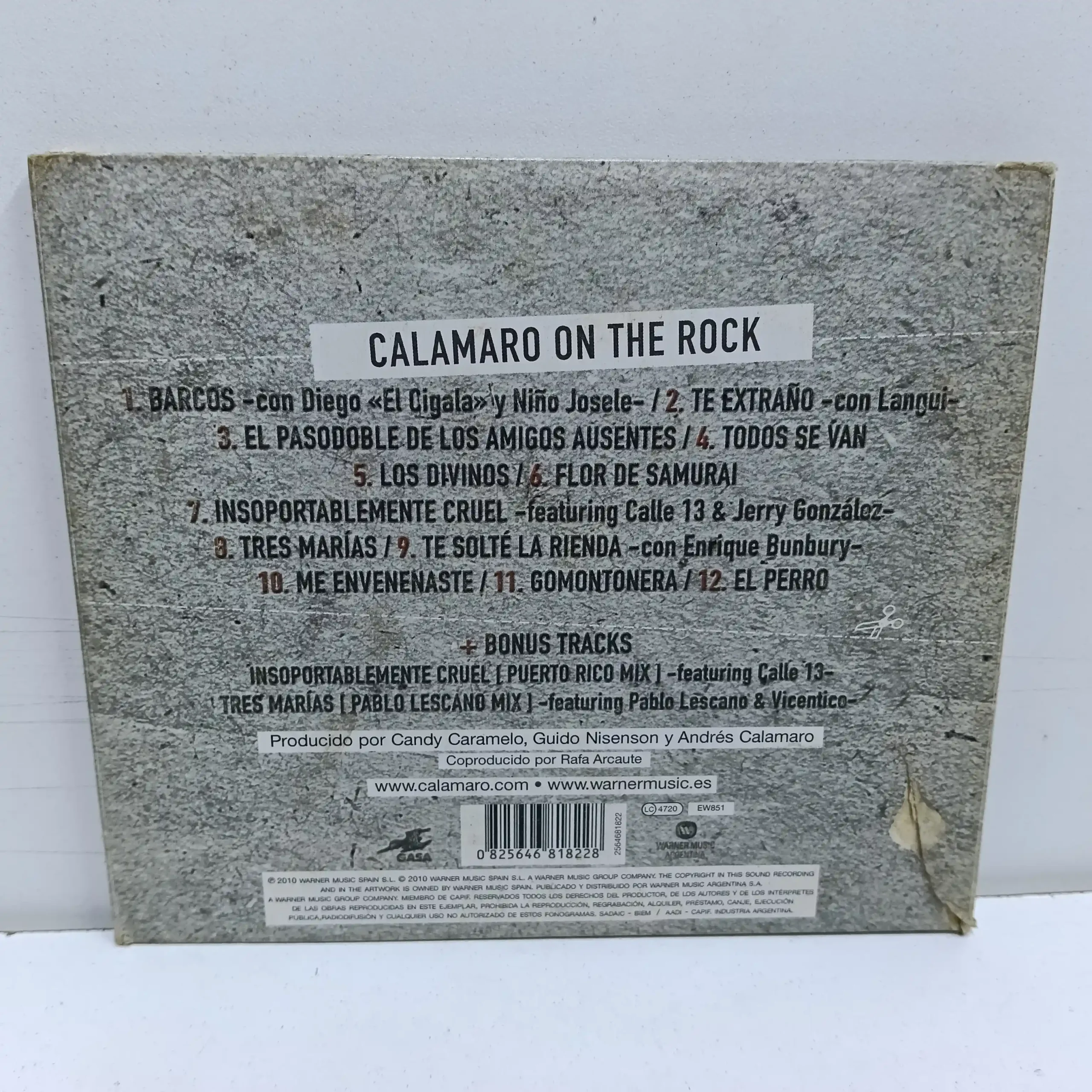 Andres Calamaro – On The Rock (CD) - Imagen 2