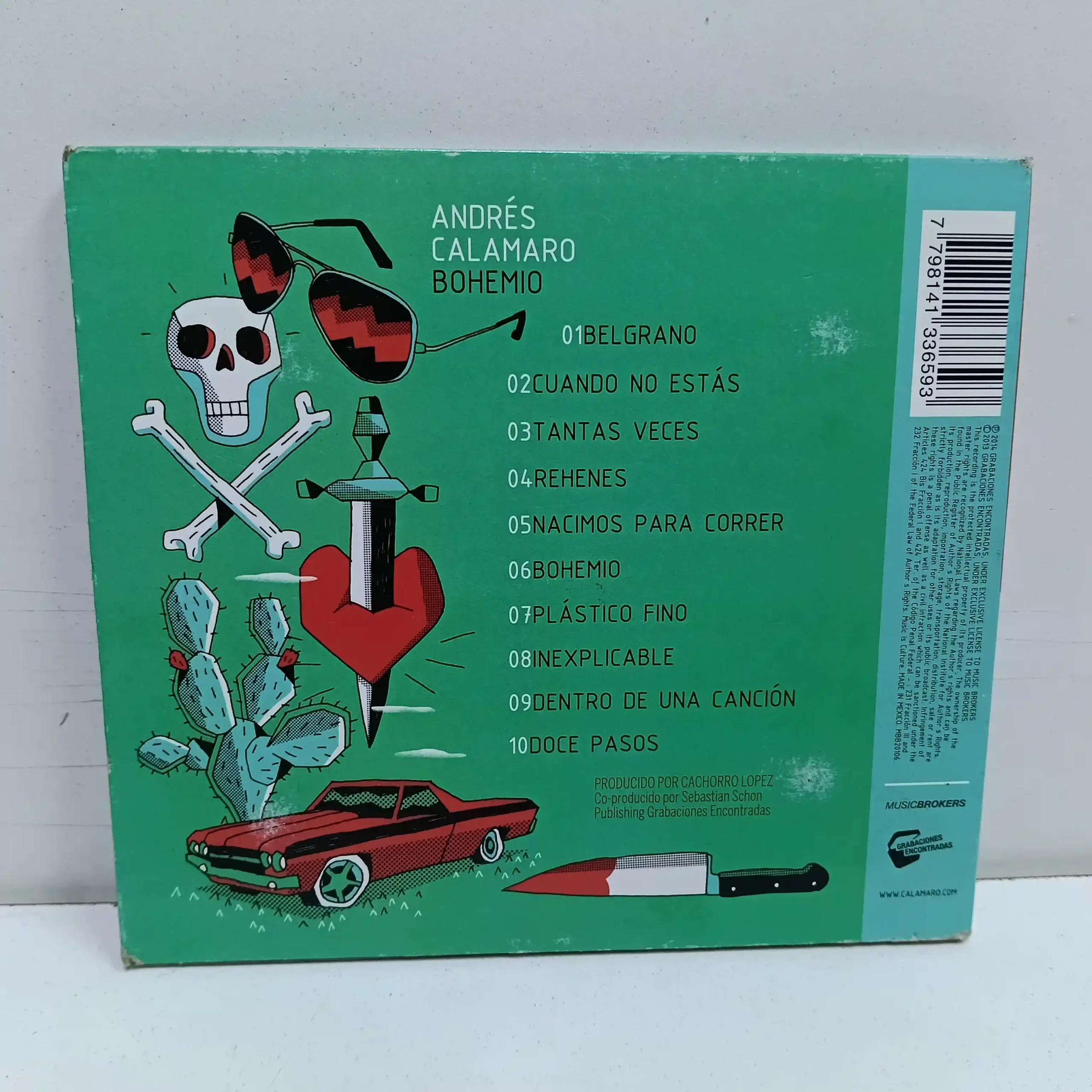 Andres Calamaro – Bohemio (CD) - Imagen 2