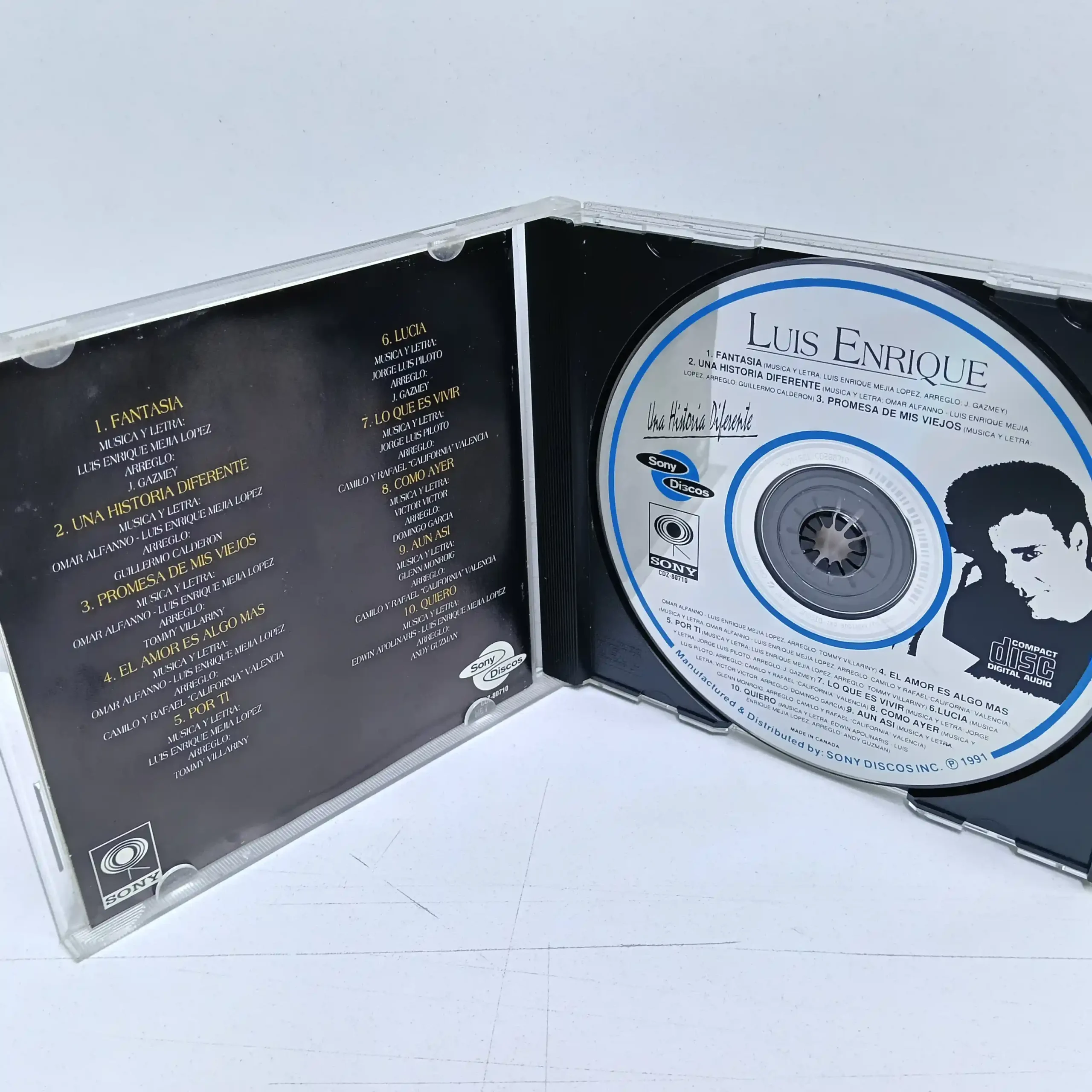 Luis Enrique – Una Historia Diferente (CD) - Imagen 3