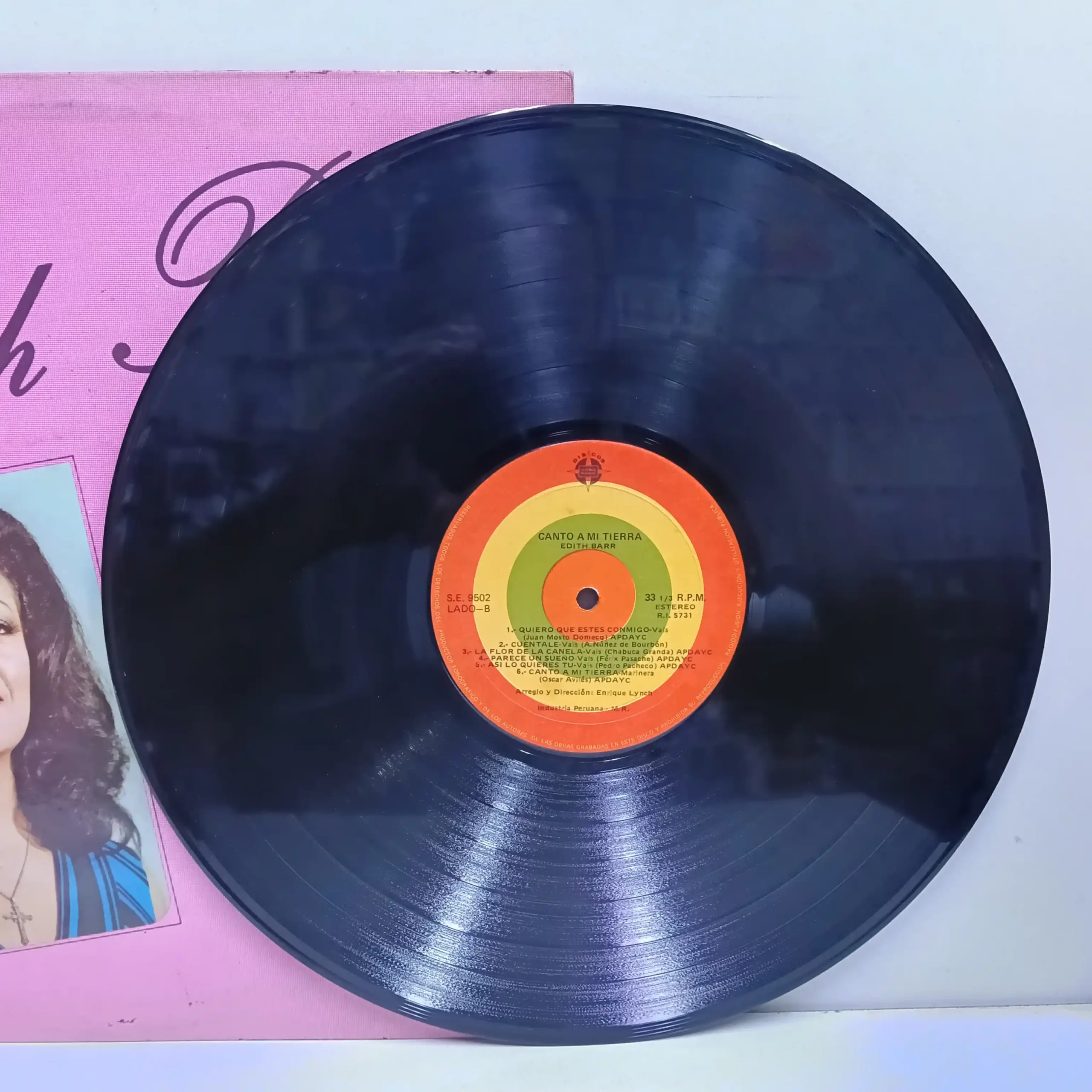 Edith Barr - Canto a mi tierra (LP EPOCA) - Imagen 3