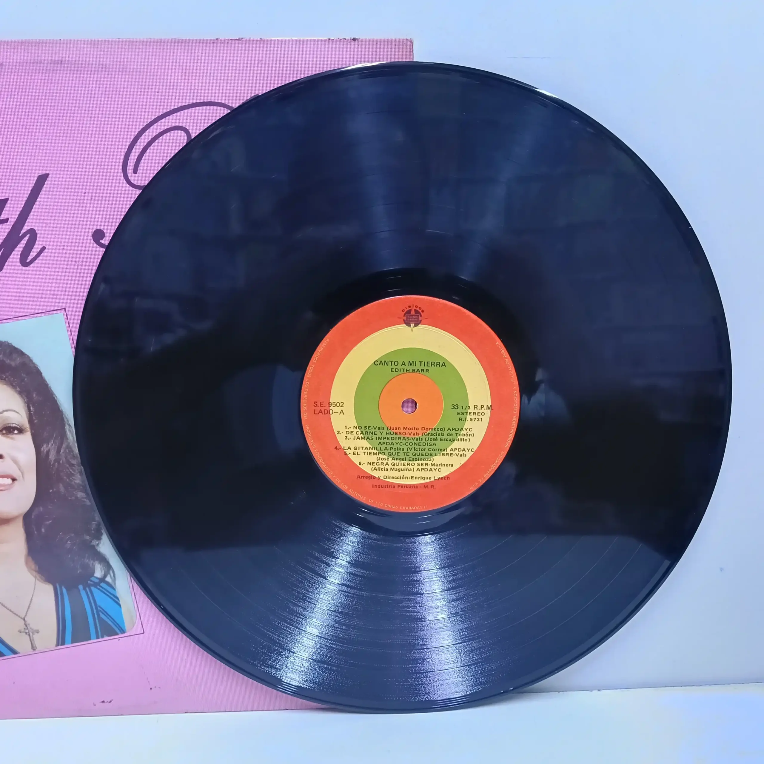 Edith Barr - Canto a mi tierra (LP EPOCA) - Imagen 4