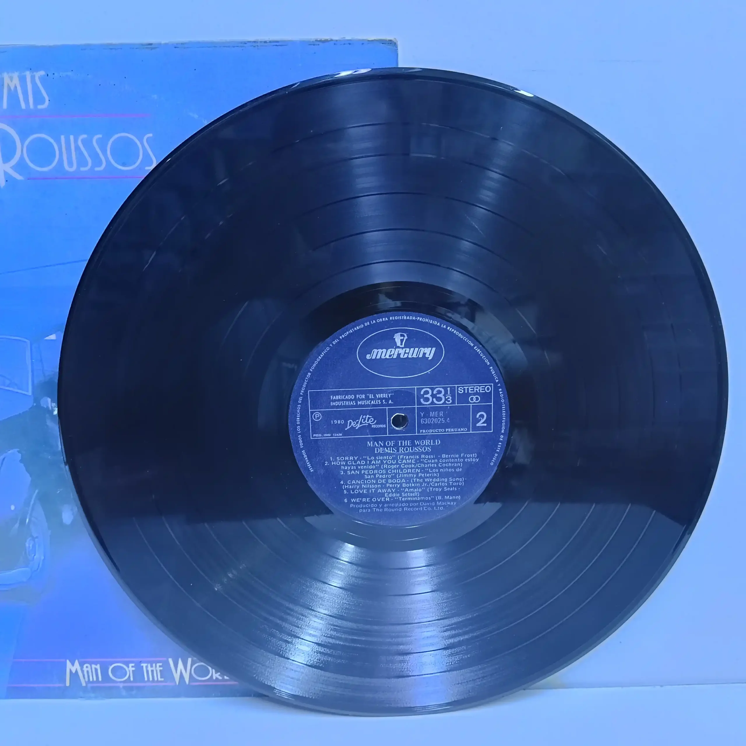 Demis Roussos - Man of The World (LP EPOCA) - Imagen 3
