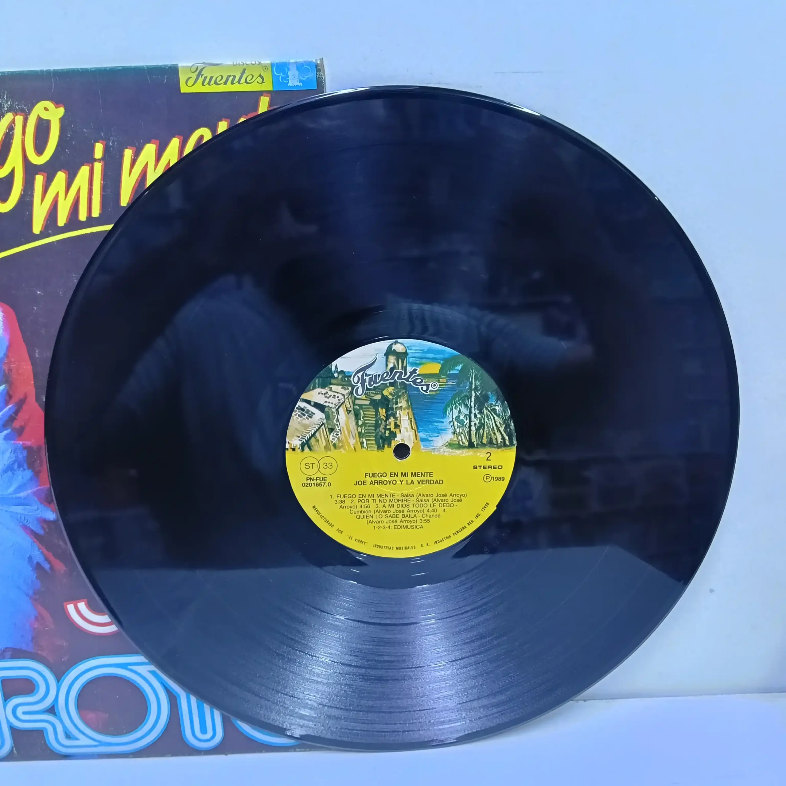 Joe Arroyo - Fuego en mi mente (LP EPOCA) - Imagen 3