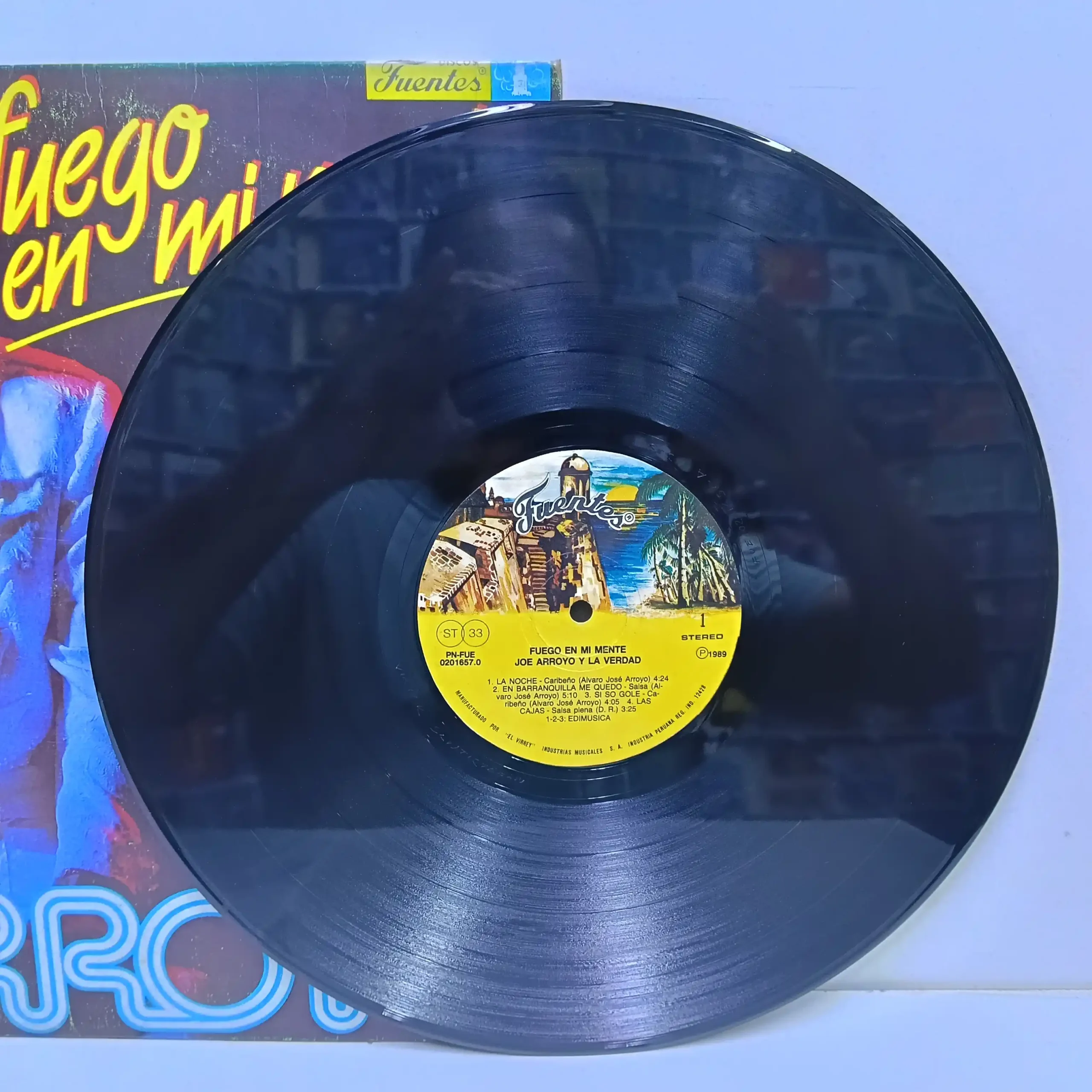 Joe Arroyo - Fuego en mi mente (LP EPOCA) - Imagen 4