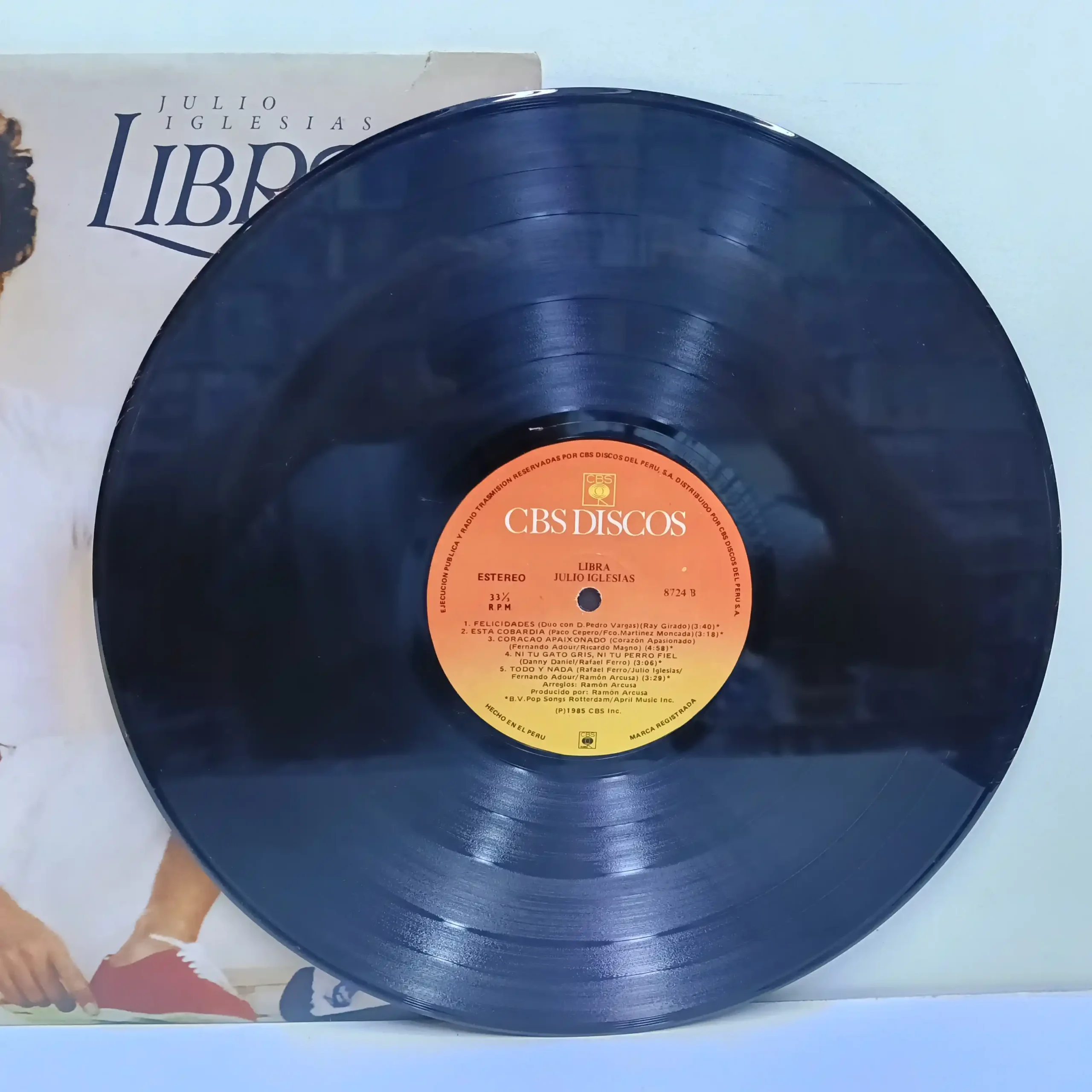 Julio Iglesias - Libra (LP EPOCA) - Imagen 4