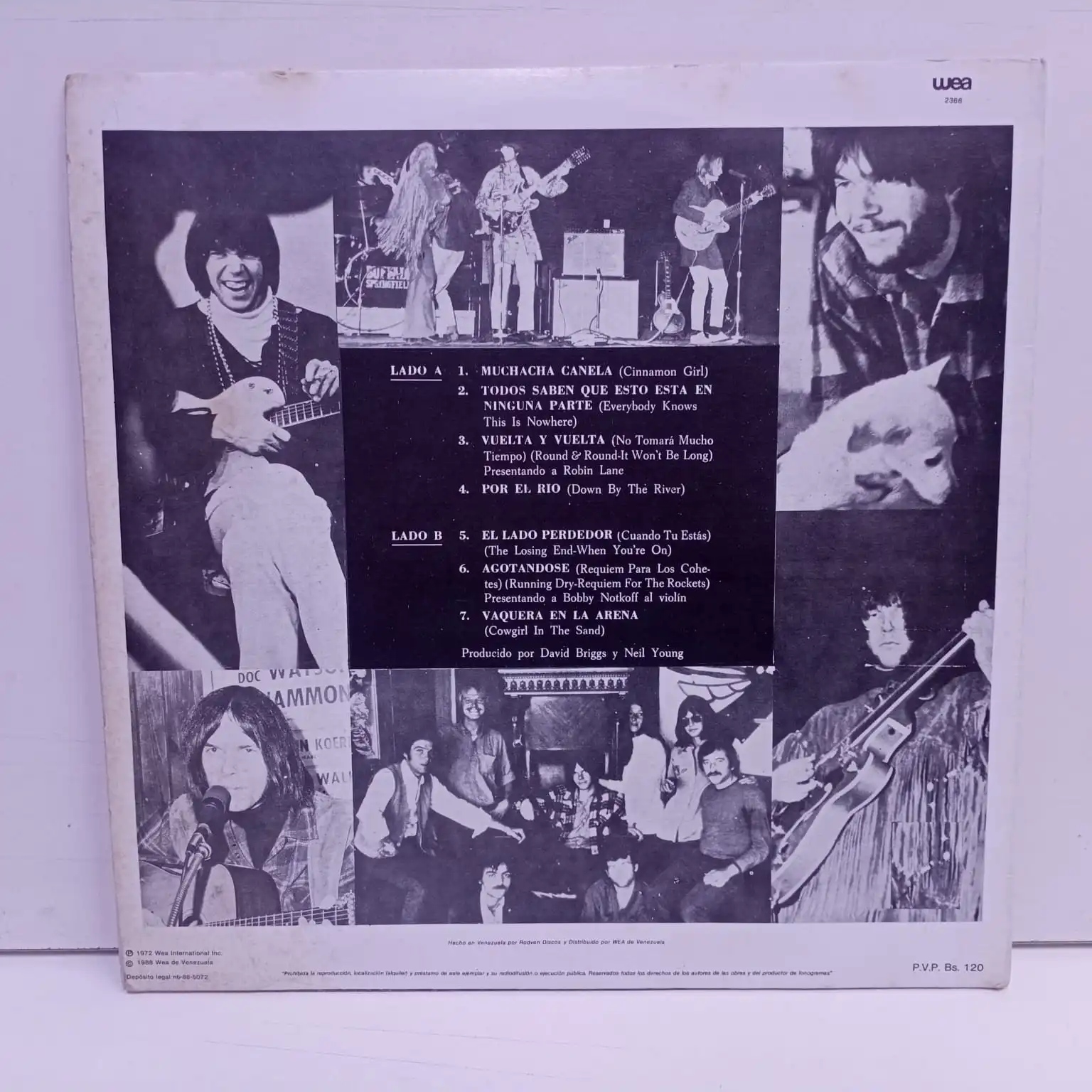 Neil Young With Crazy Horse – Everybody Knows This Is Nowhere (LP 8.5/10) - Imagen 2