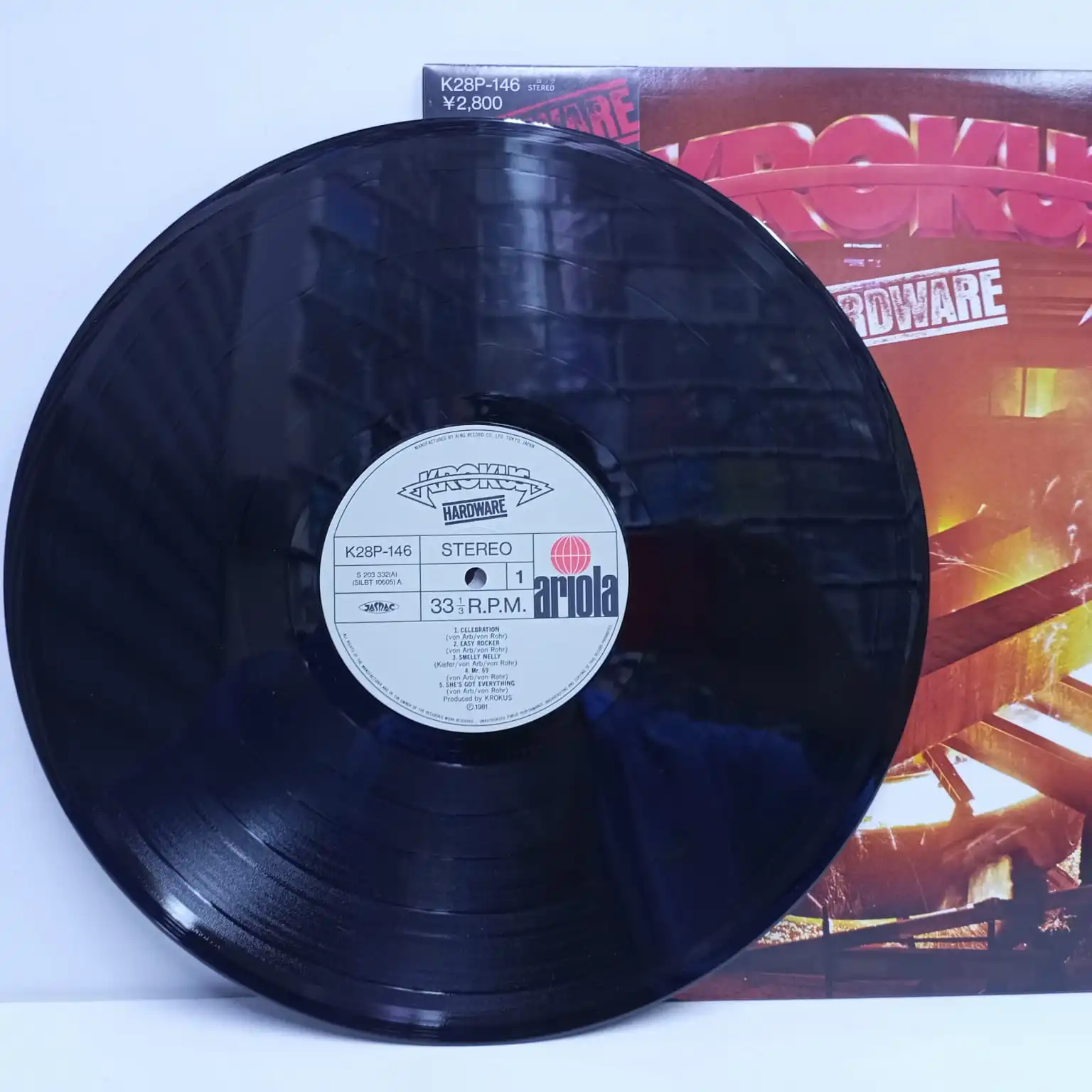 Krokus – Hardware (LP EPOCA JAPAN + OBI) (9.5/10) - Imagen 4
