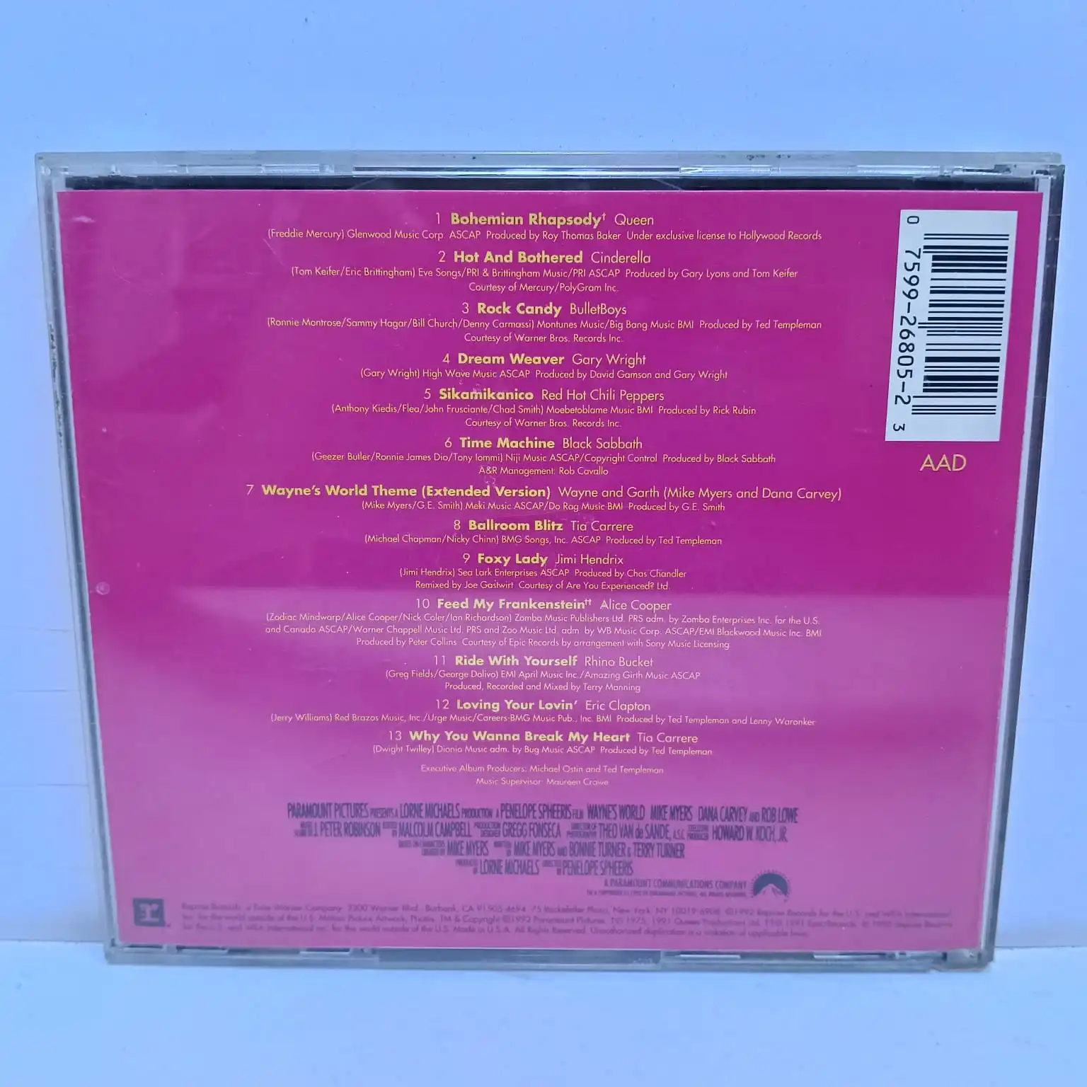 Wayne’s World – Music From The Motion Picture (CD) - Imagen 2