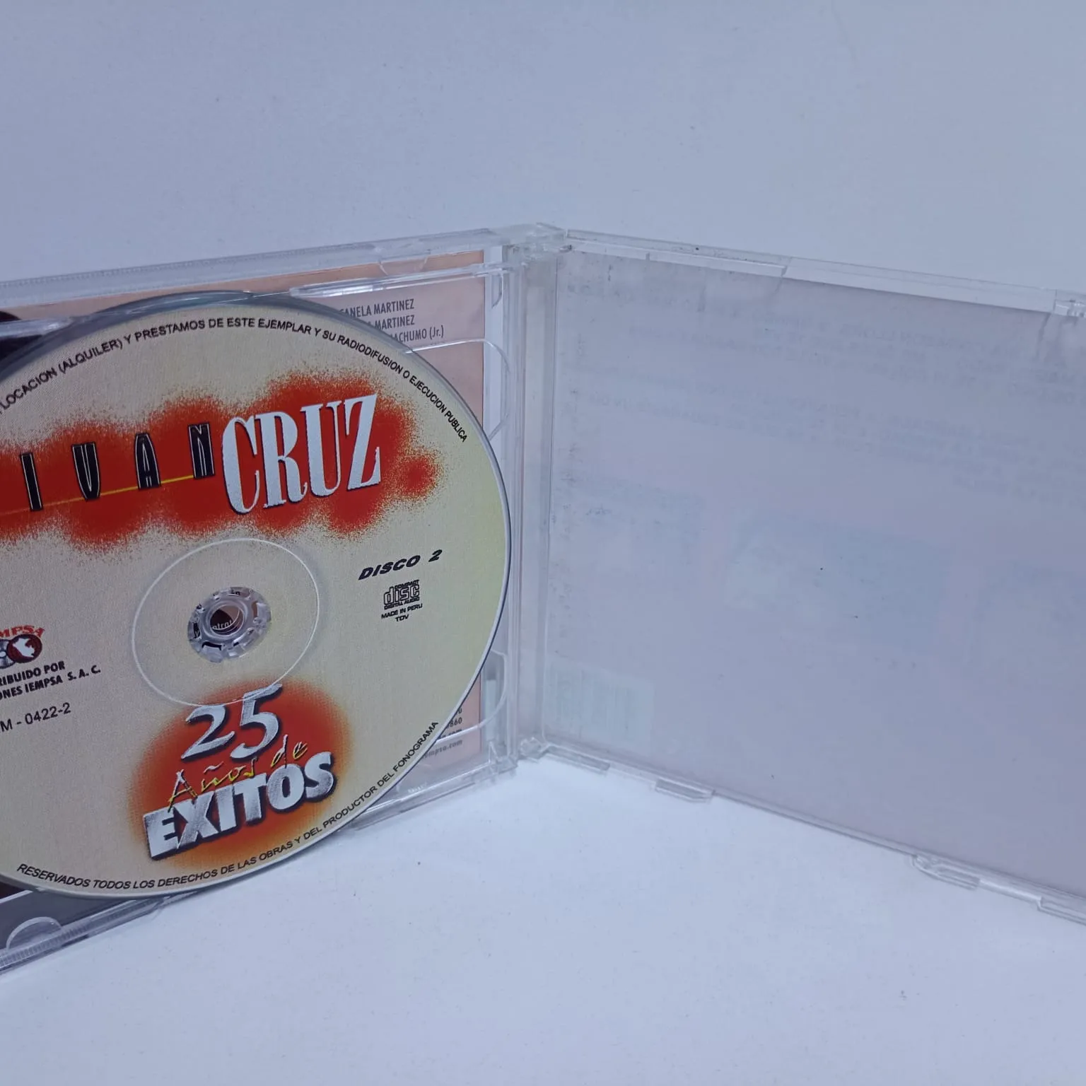 Ivan Cruz – 25 Años de exitos (2 CD´S) - Imagen 2